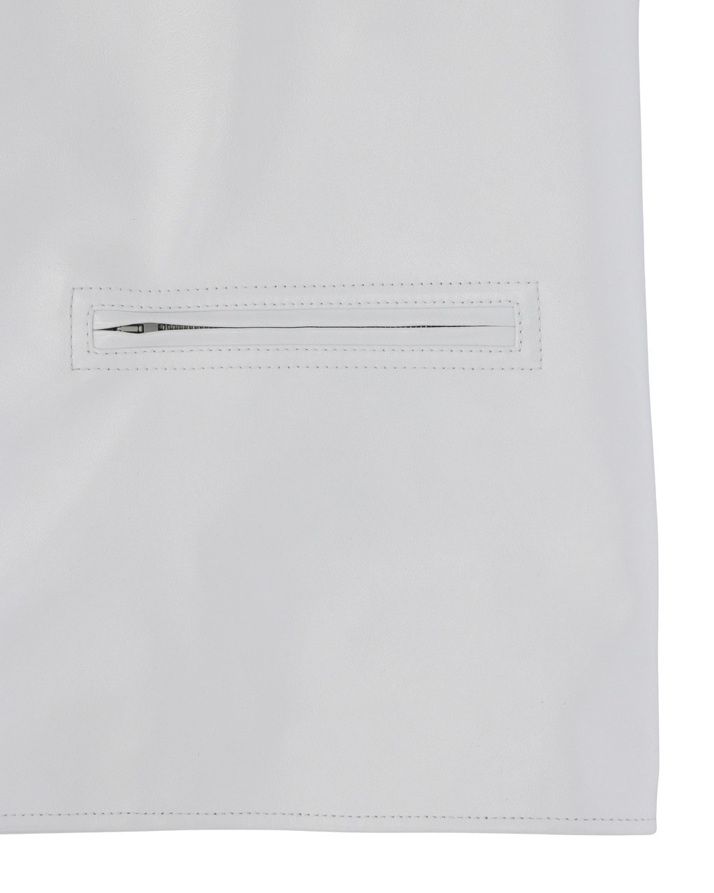 LEATHER LOGO RACER VEST - 7
