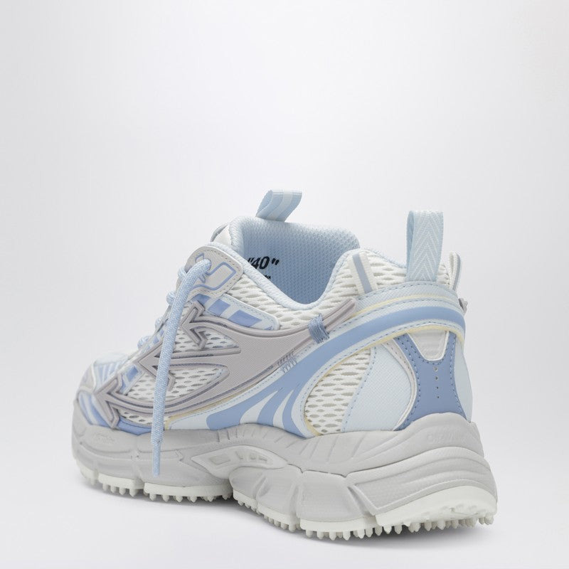 Off-White Be Right Back Sneakers In White And Light Blue Women - 2