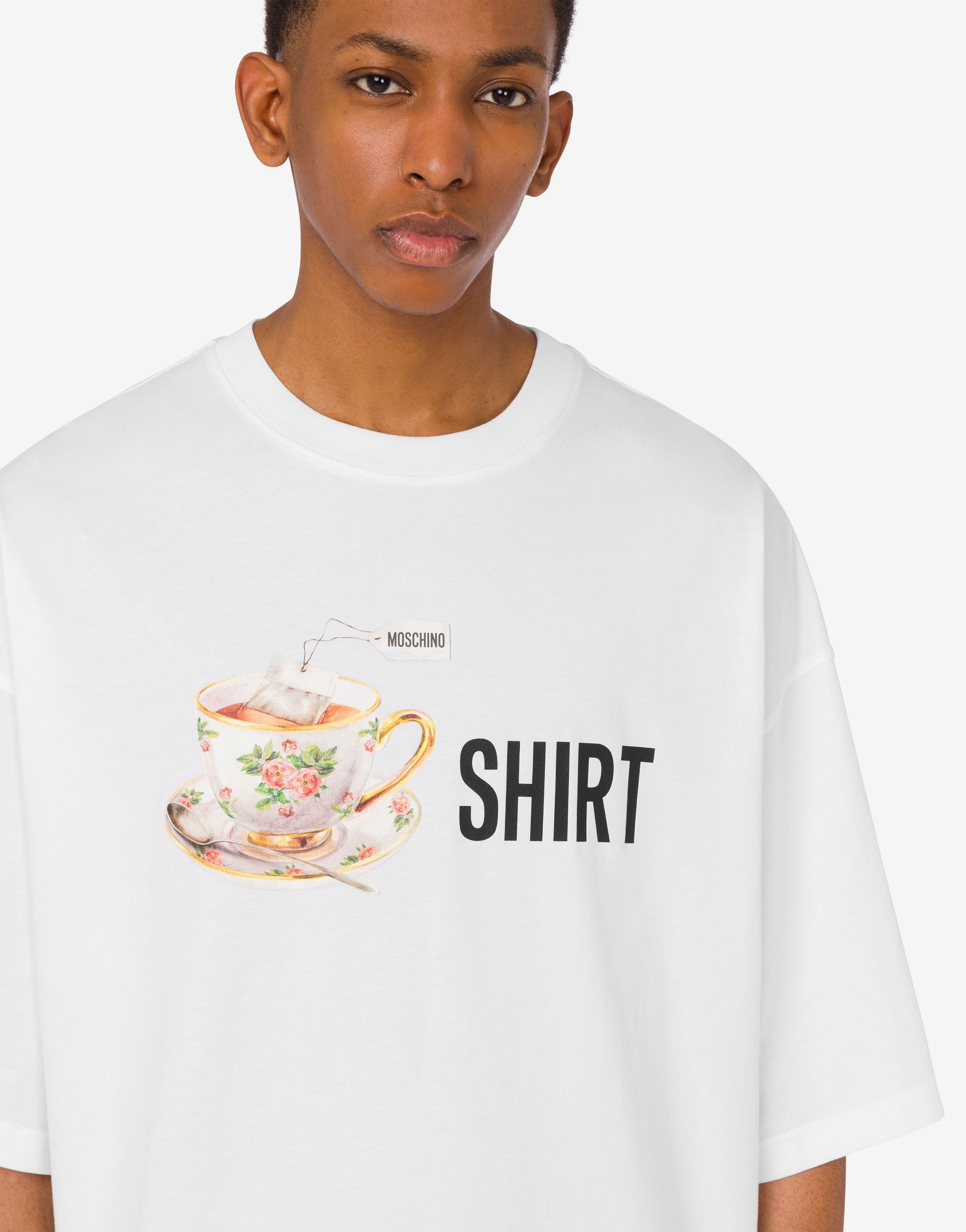 PRINTED ORGANIC COTTON JERSEY T-SHIRT - 4