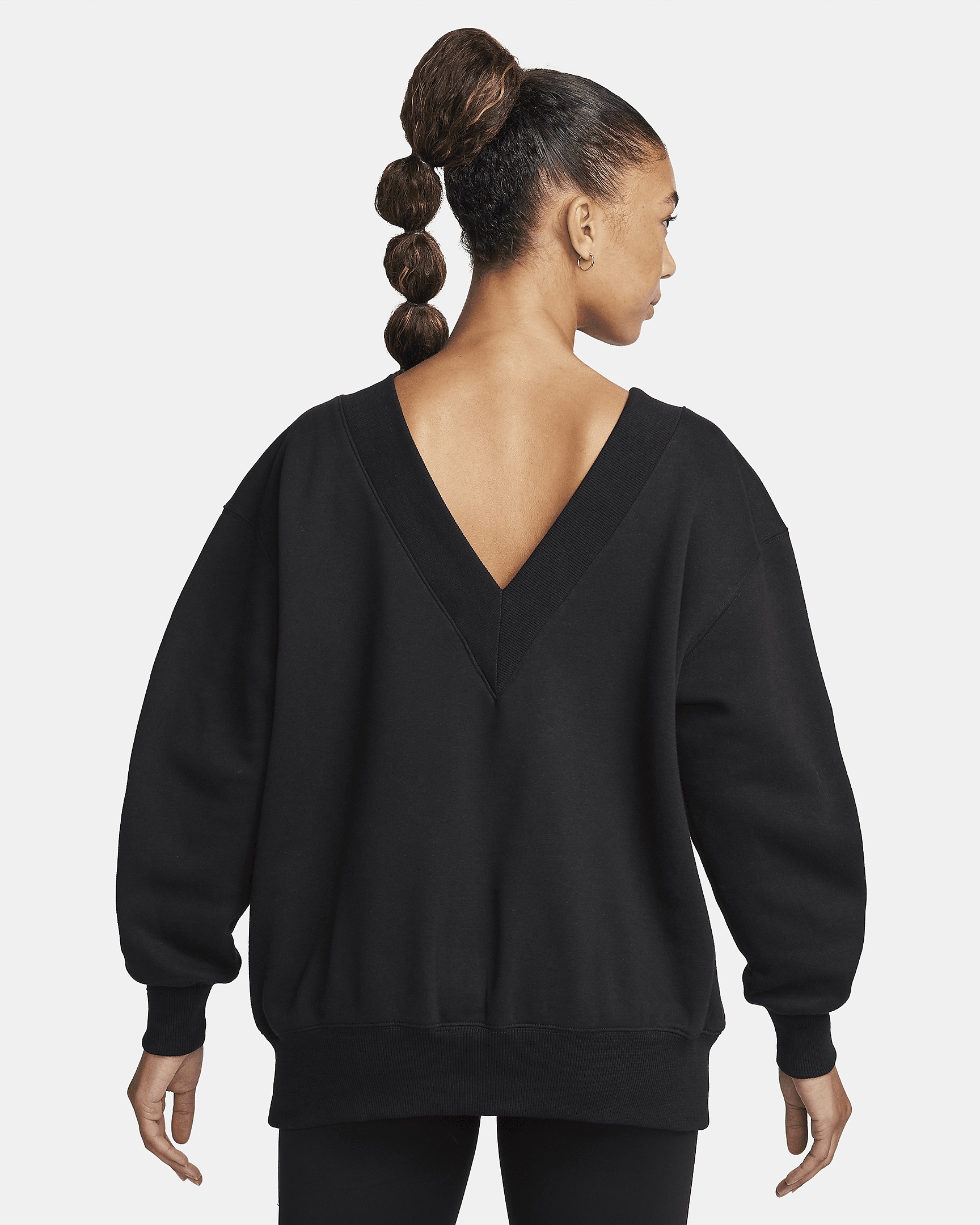 Nike Sportswear Phoenix Fleece Women's Oversized V-Neck Sweatshirt - 2