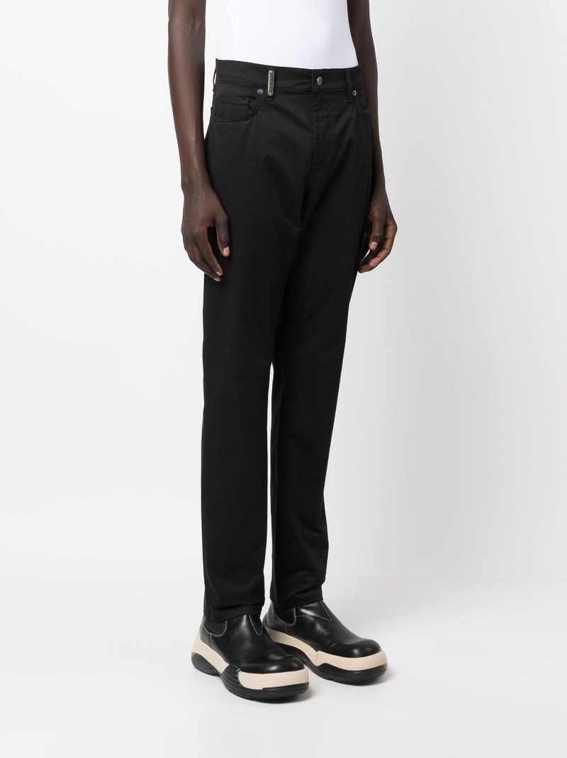 mid-rise straight-leg trousers 3