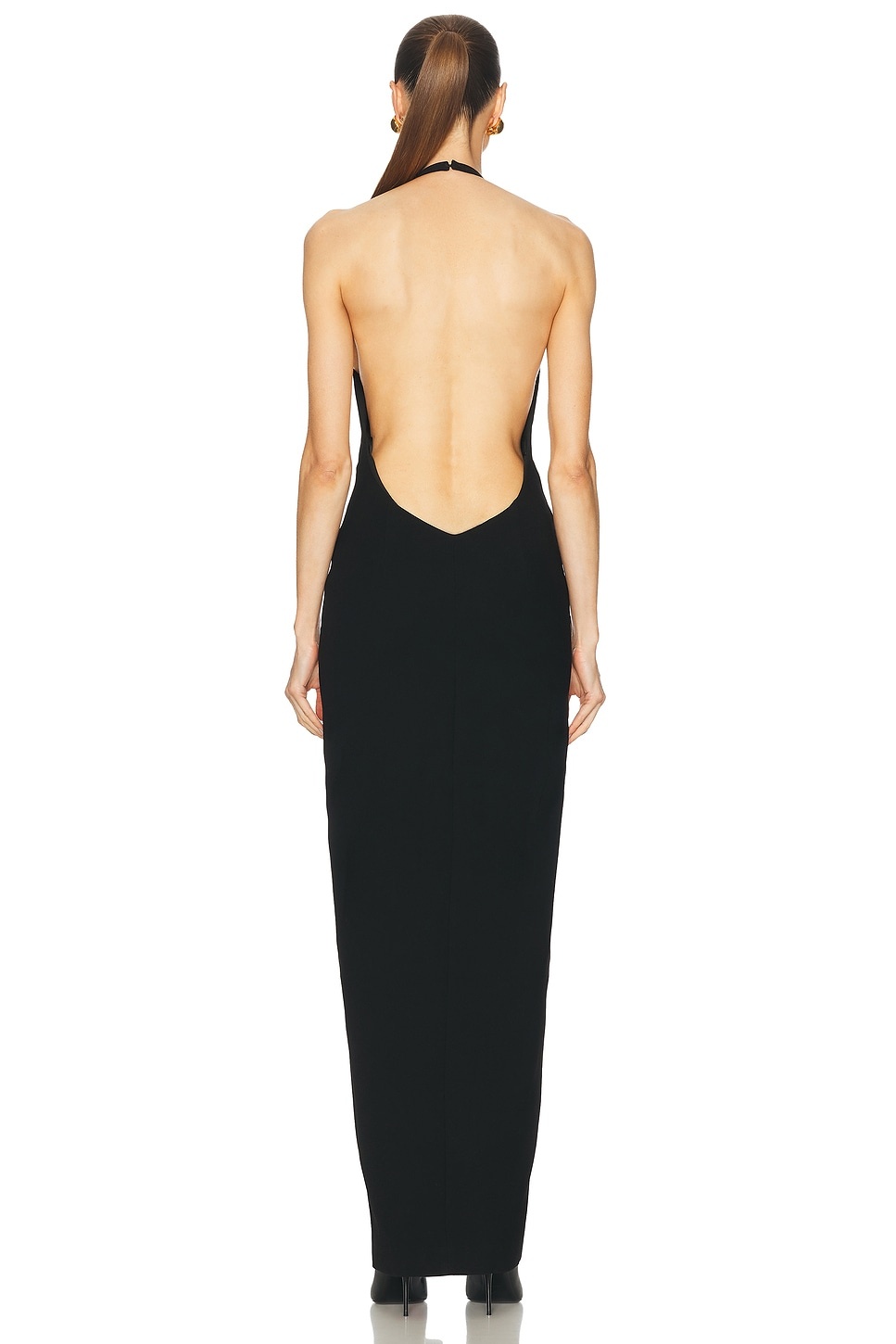 V Neck Long Dress - 3