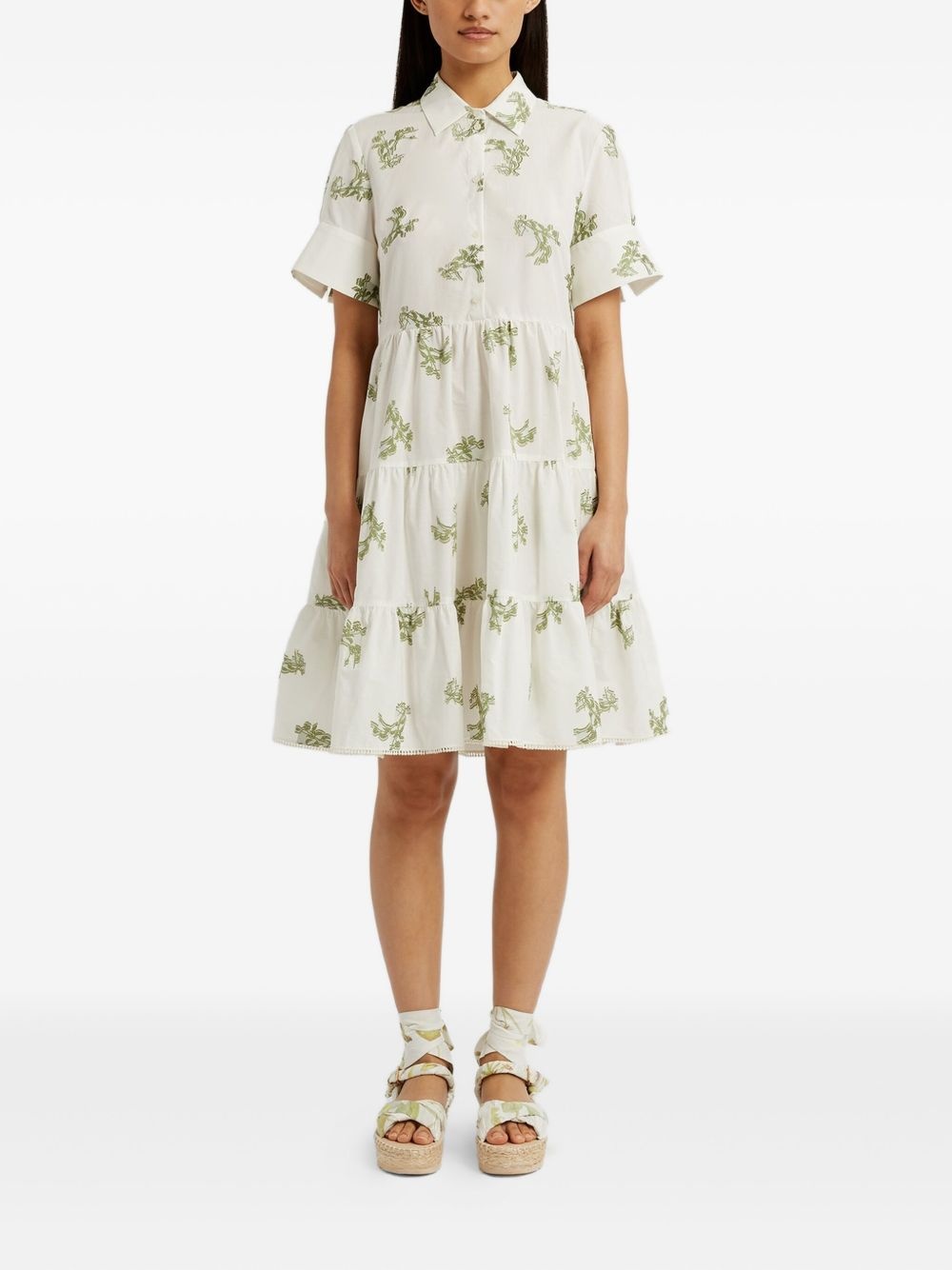 short-sleeve shirt dress - 2