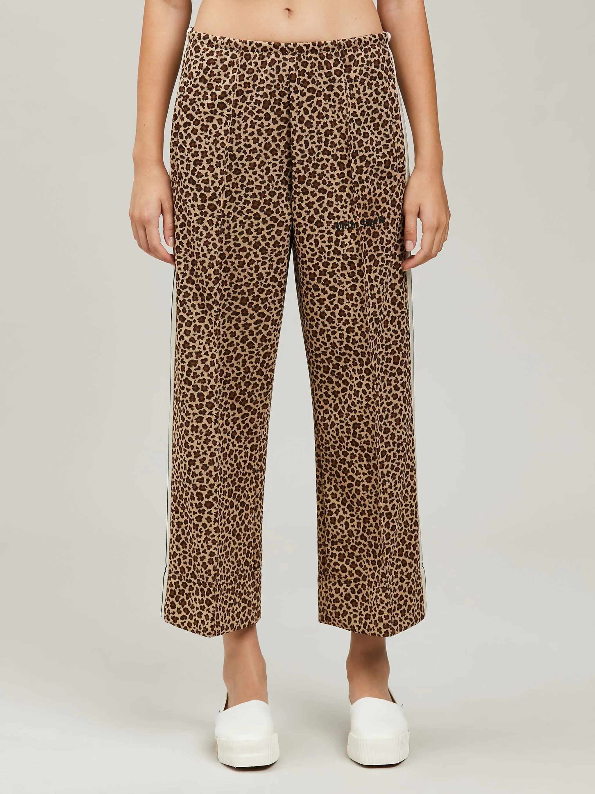 LEOPARD CROPPED PANTS - 4