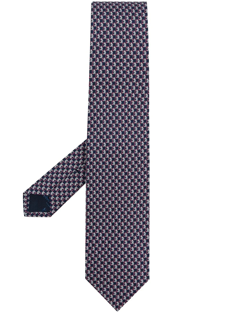 animal-pattern tie - 1