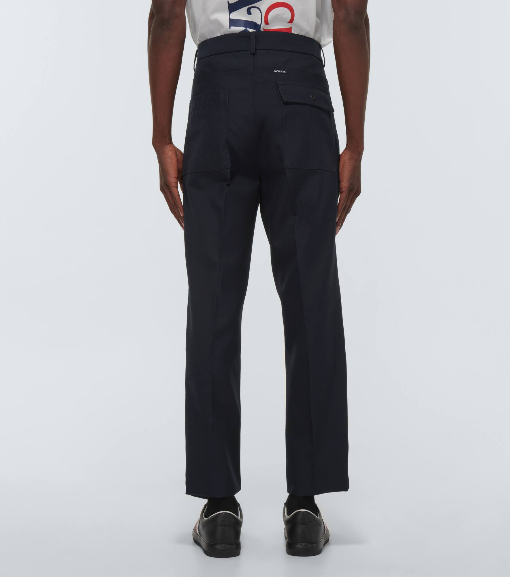 2 MONCLER 1952 Sportivo classic wool pants - 4