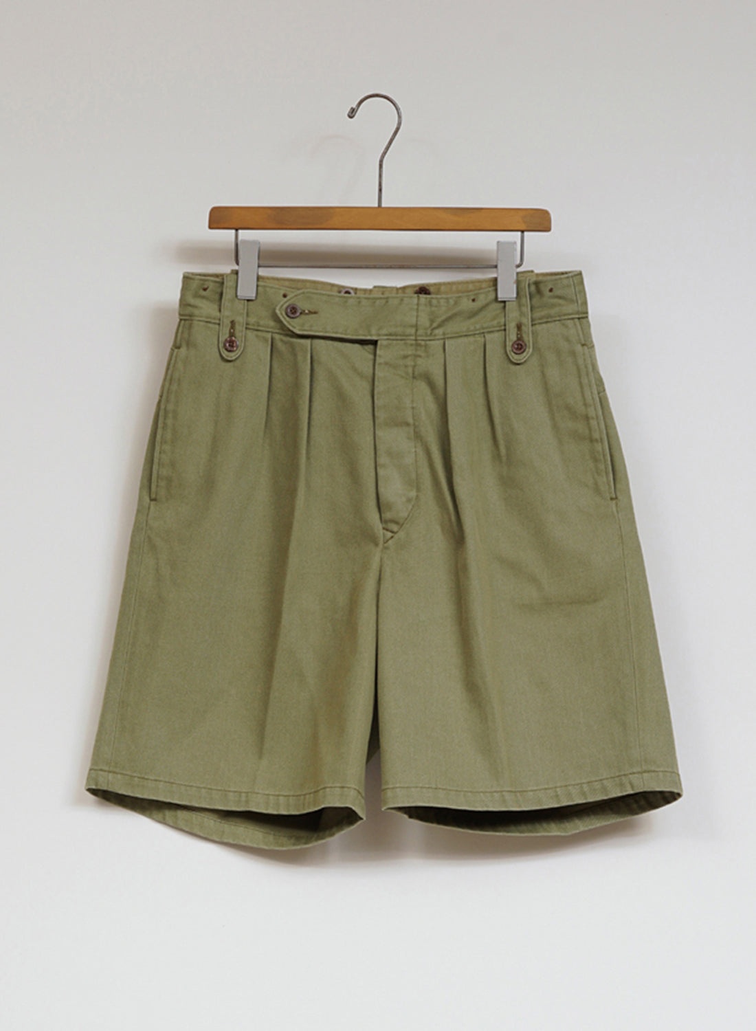 Battle Dress Short Indian Twill in Green - 1