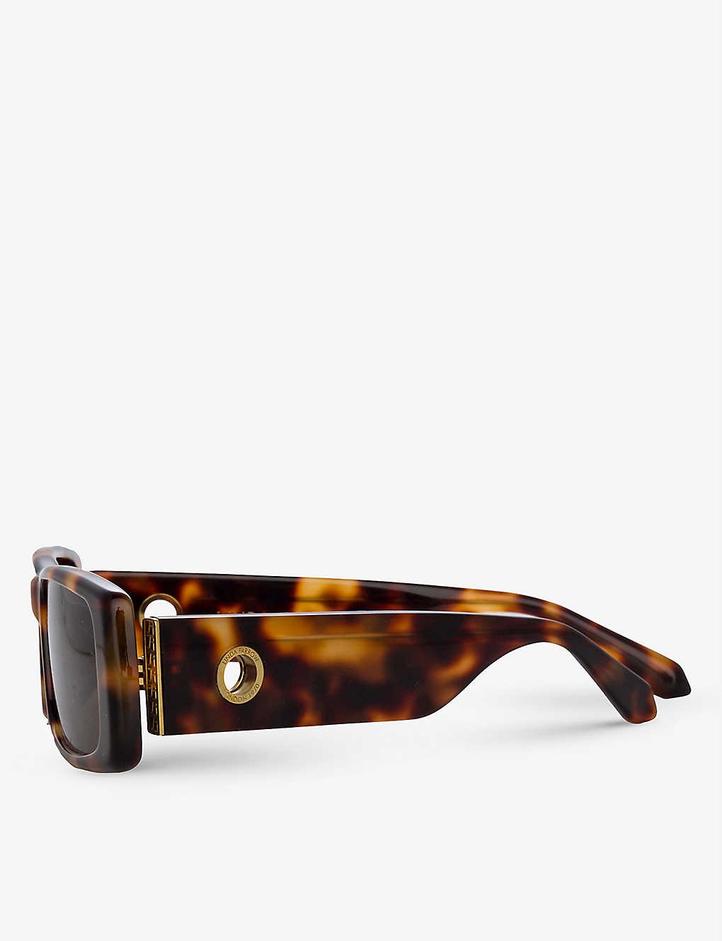 Dania rectangular-frame acetate sunglasses - 3