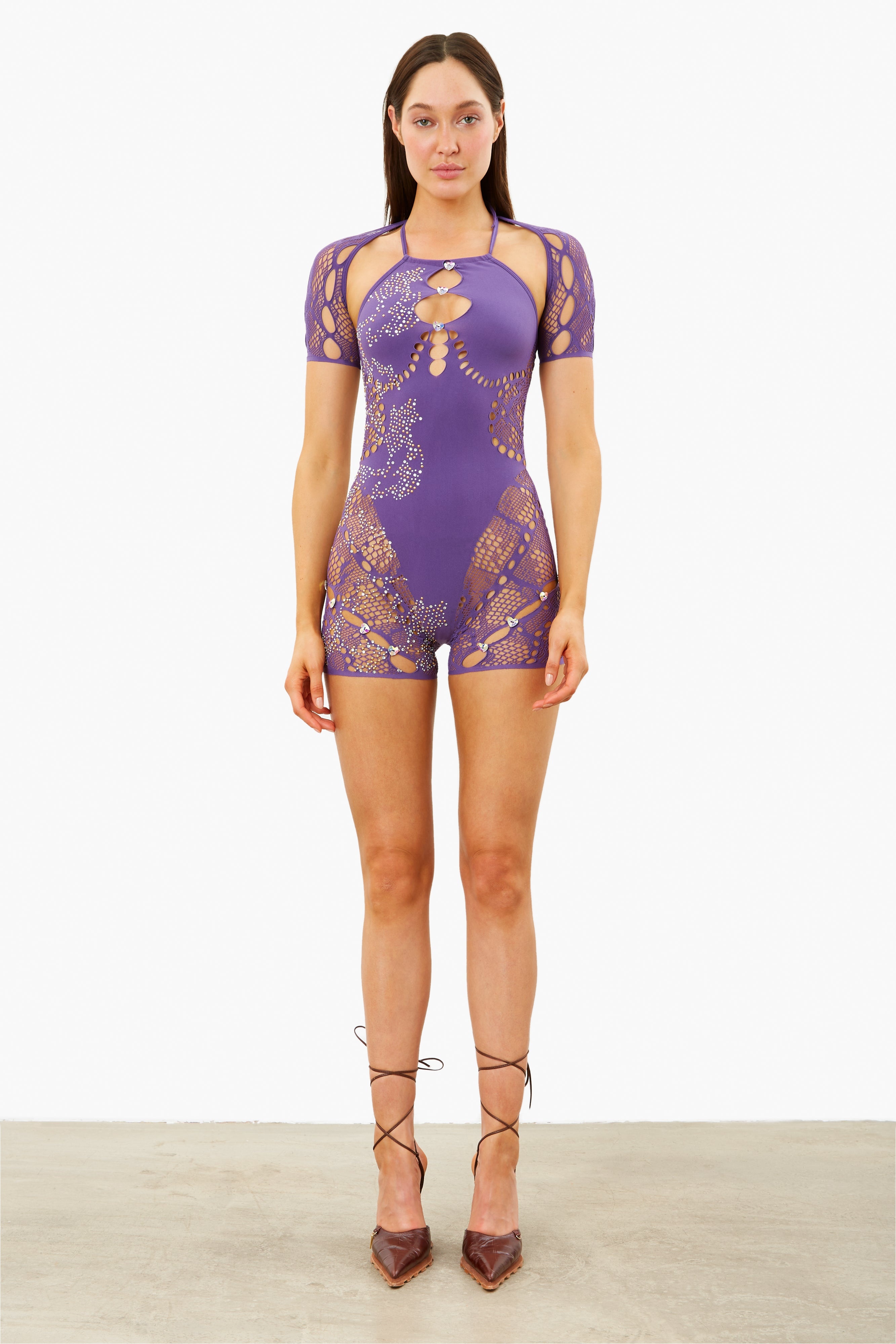 EXCLUSIVE BECKY PLAYSUIT MIDNIGHT - 2