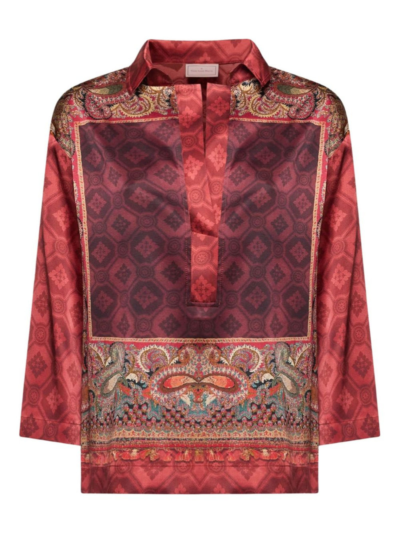 paisley-print blouse 1