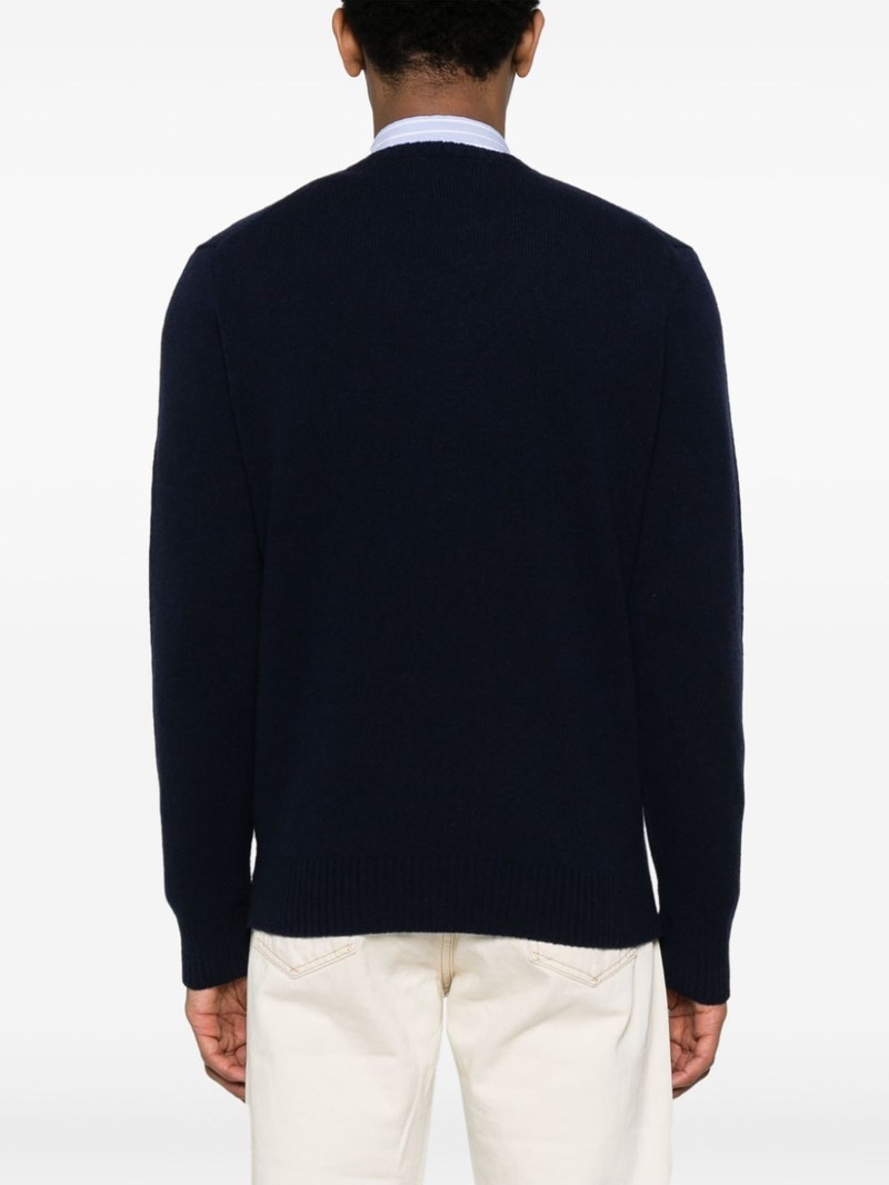 embroidered-logo jumper 4