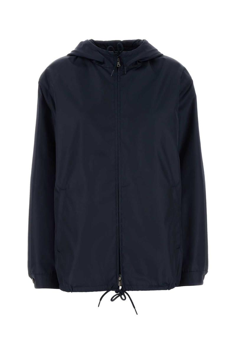 Prada Women Dark Blue Re-Nylon Jacket - 1