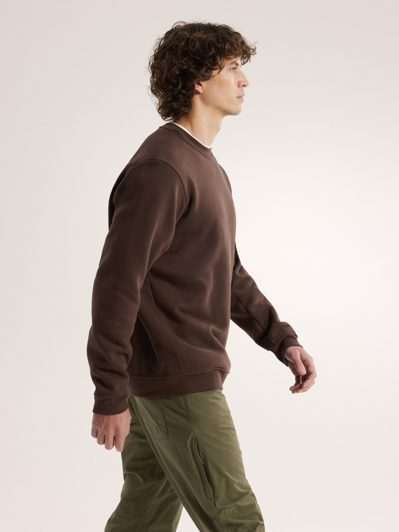 Emblem Fleece Crew Neck Pullover 7