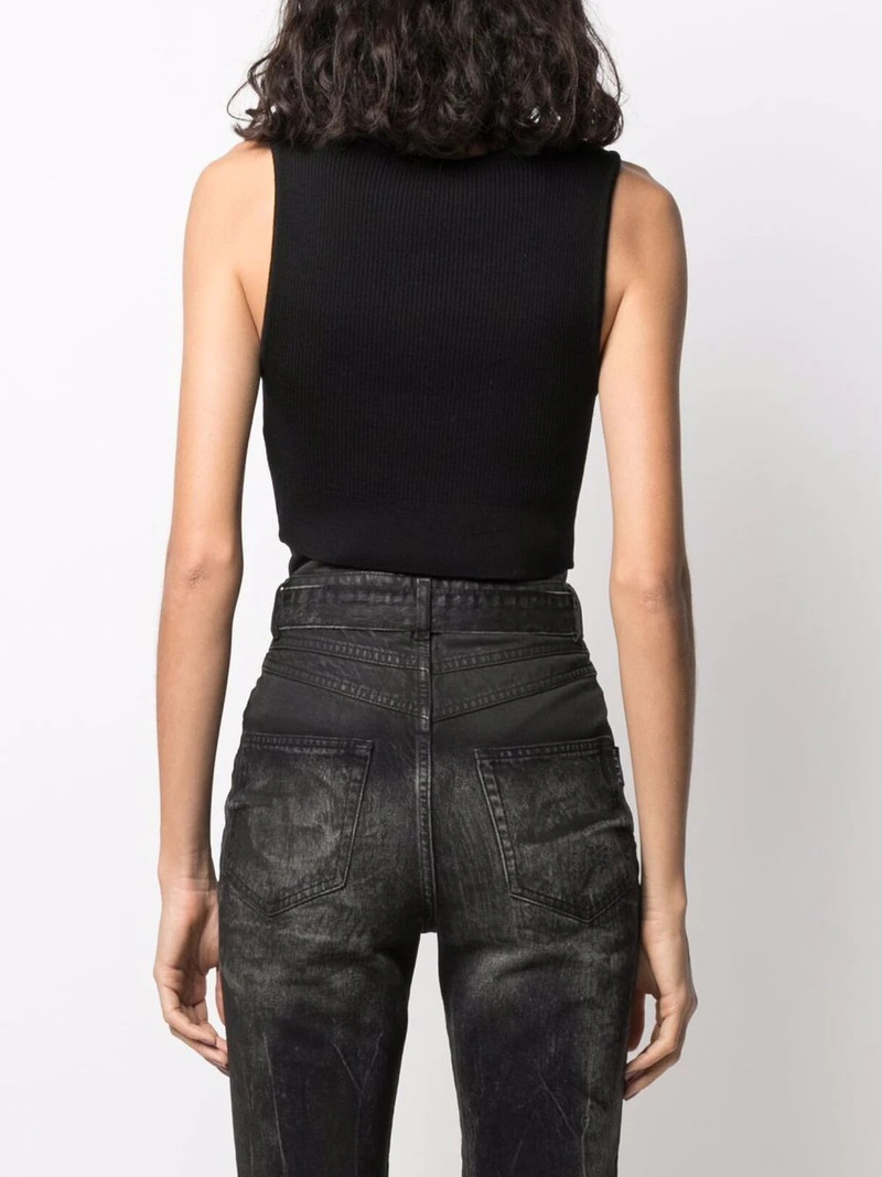 Signature wool cropped top 4