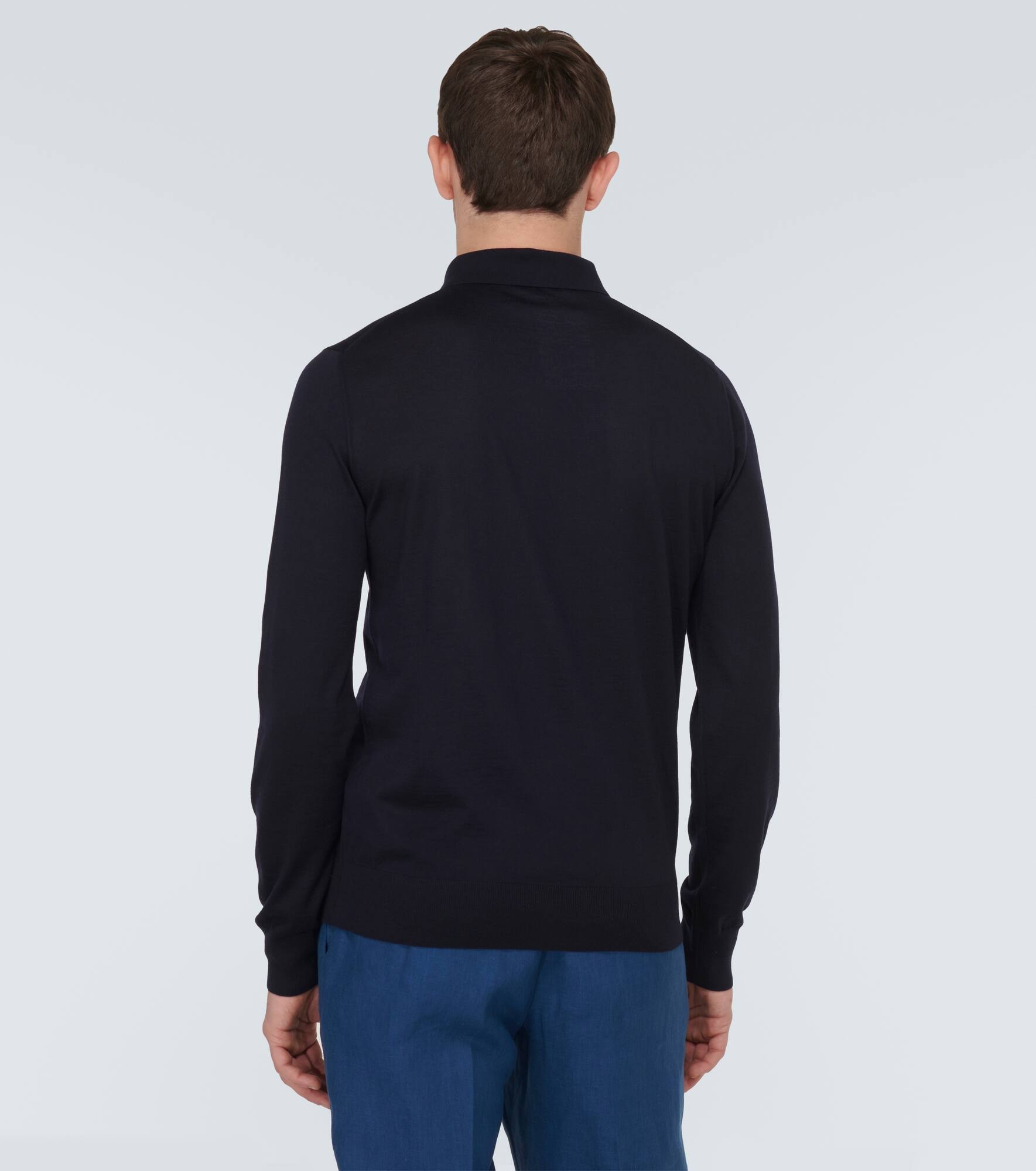 Cashmere polo sweater - 4