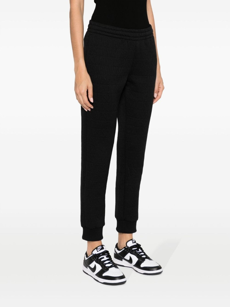flocked-logo elasticated-waist track pants 3