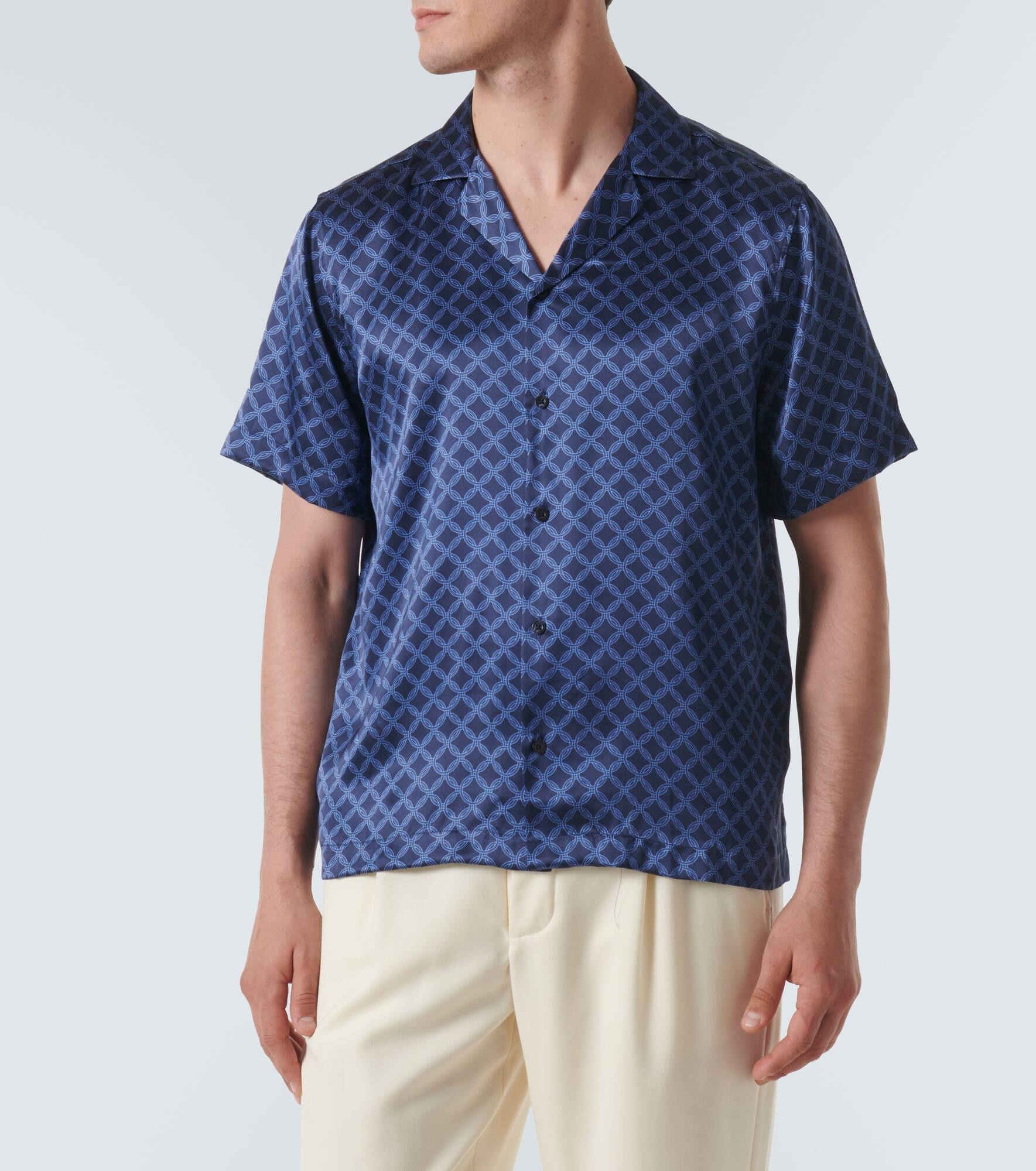 Roberto silk bowling shirt - 3