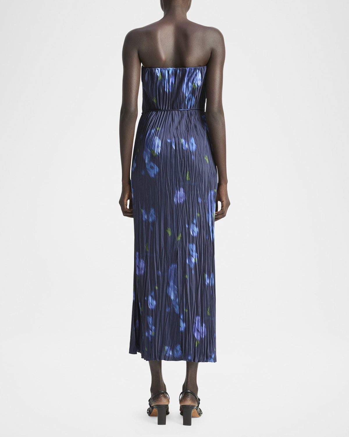Blurred Poppy Column Dress - 3