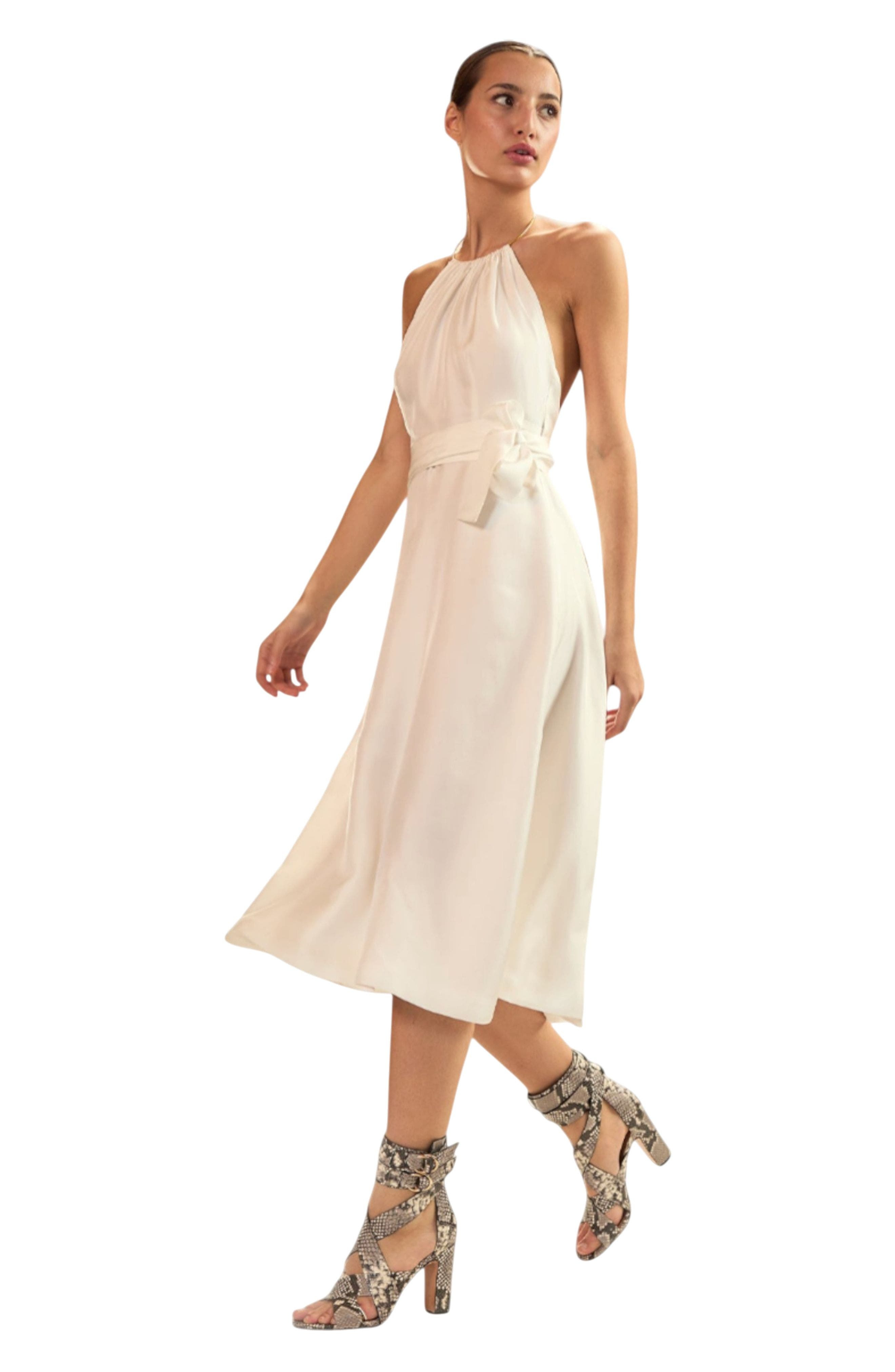 Cynthia Rowley Talita Silk Wrap Dress in White at Nordstrom - 2