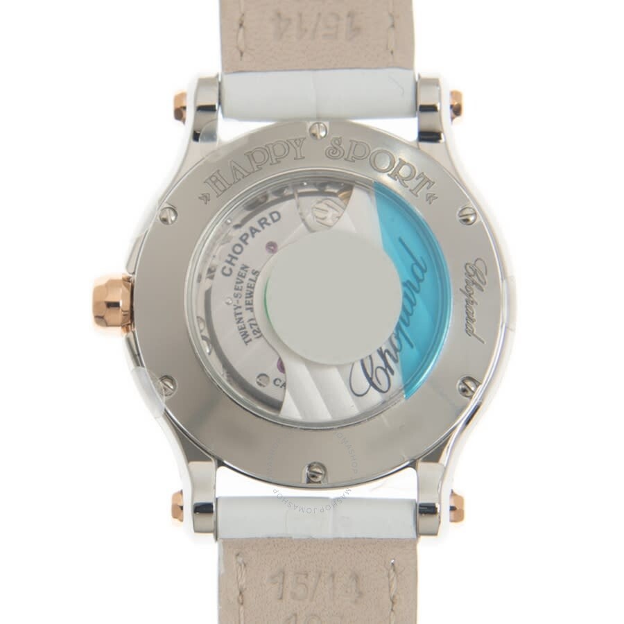 Chopard Happy Sport Automatic Silver Dial Ladies Watch 278573 6028 - 4