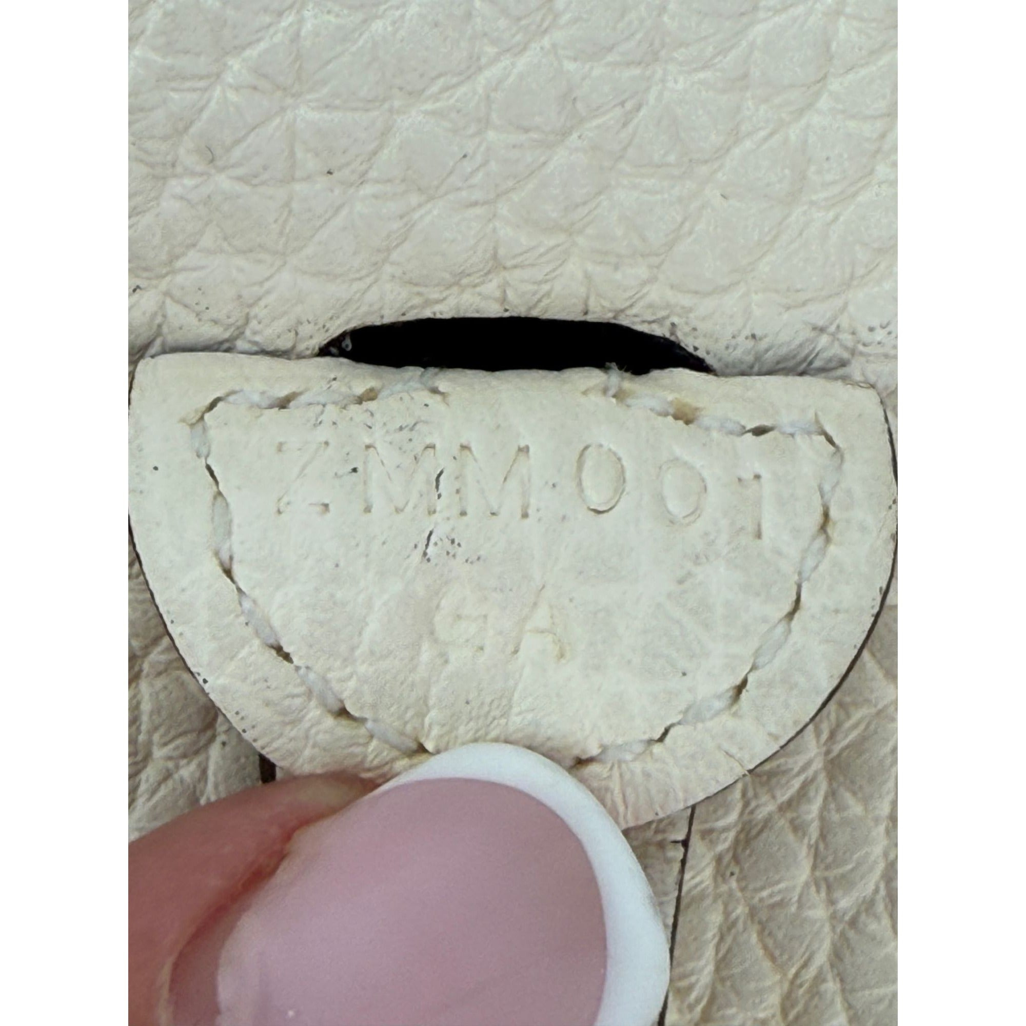 Hermes Taurillon Clemence evelyne TPM Nata White Crossbody Bag - 13