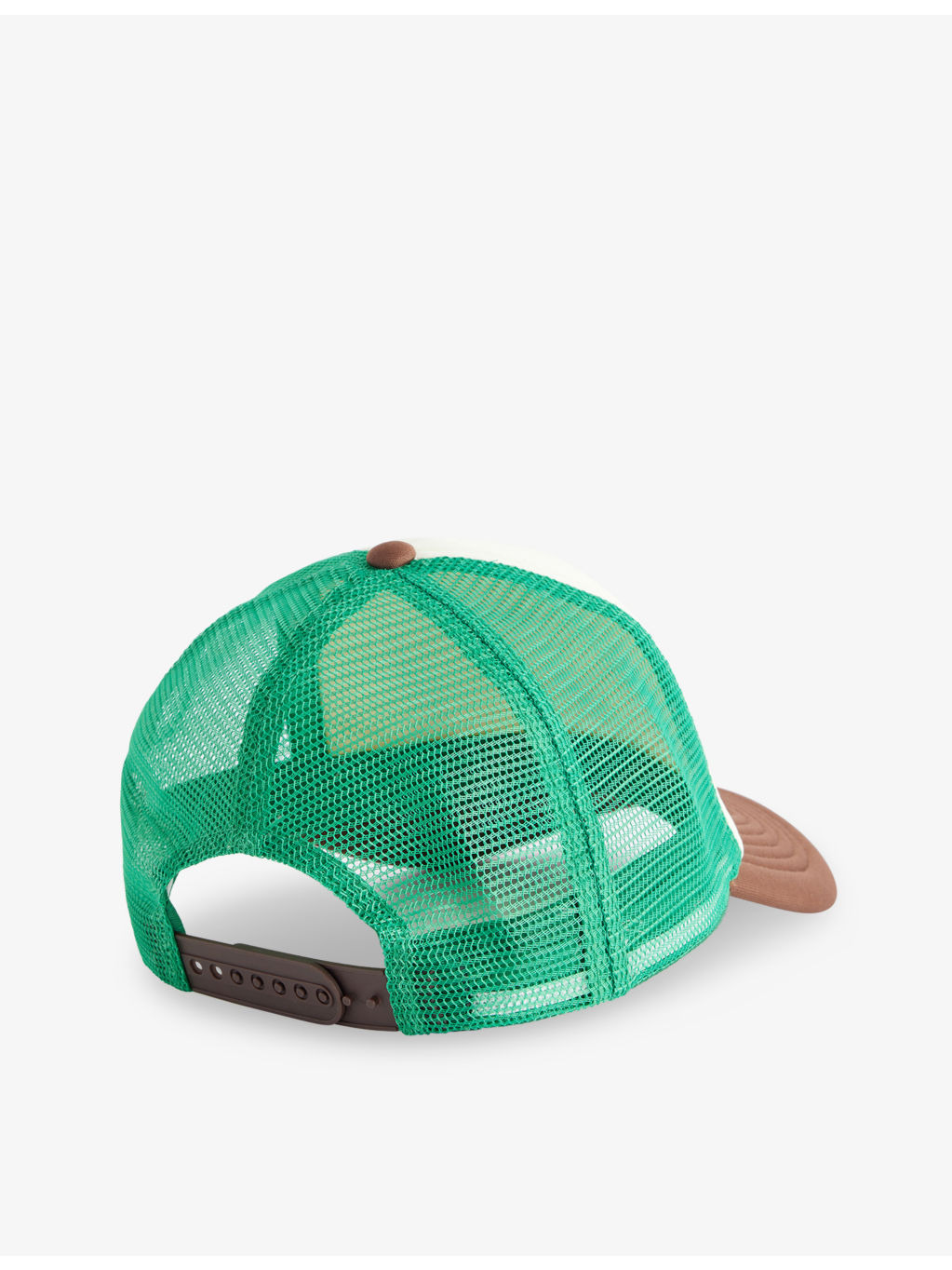 Contrast Logo-Print Woven Trucker Cap - 3
