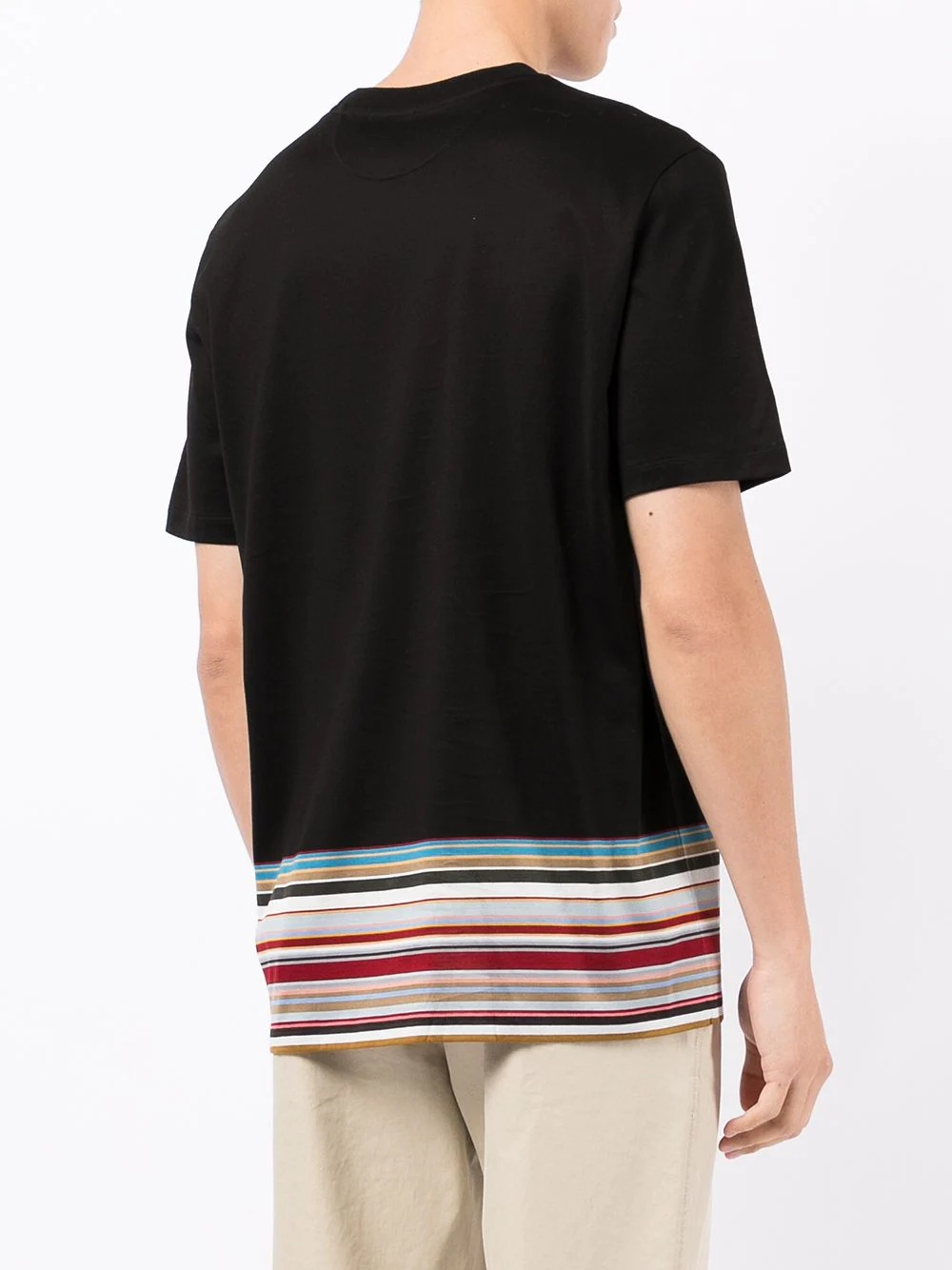 stripe-print cotton T-shirt - 4