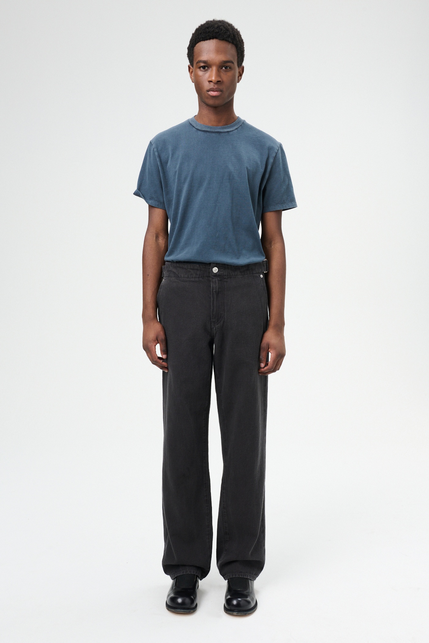 Trucker Trouser Ash Black Reborn Canvas - 1