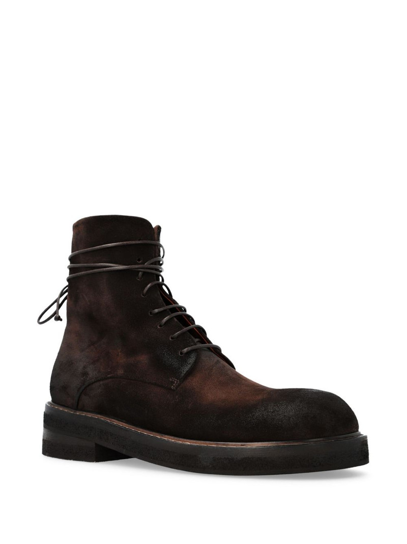 Marsèll suede lace-up ankle boots outlook