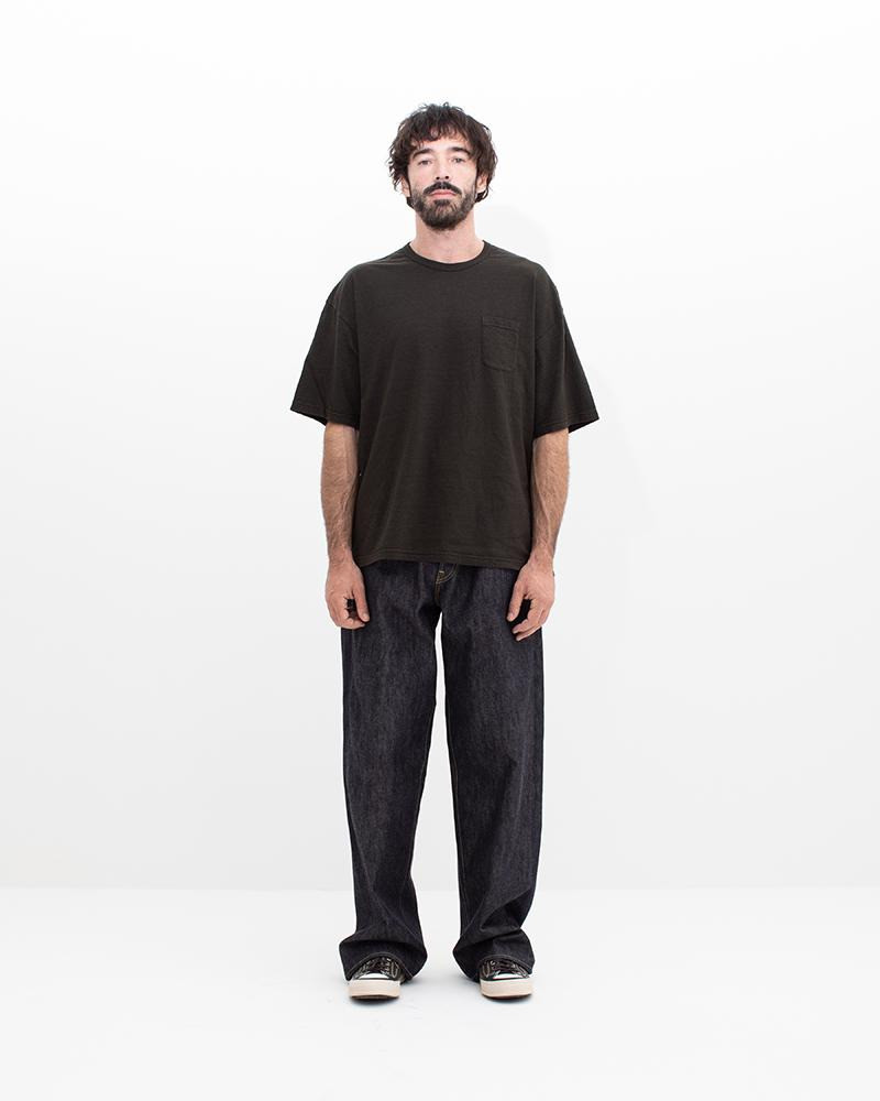 visvim EX JUMBO TEE S/S DMGD BLACK outlook