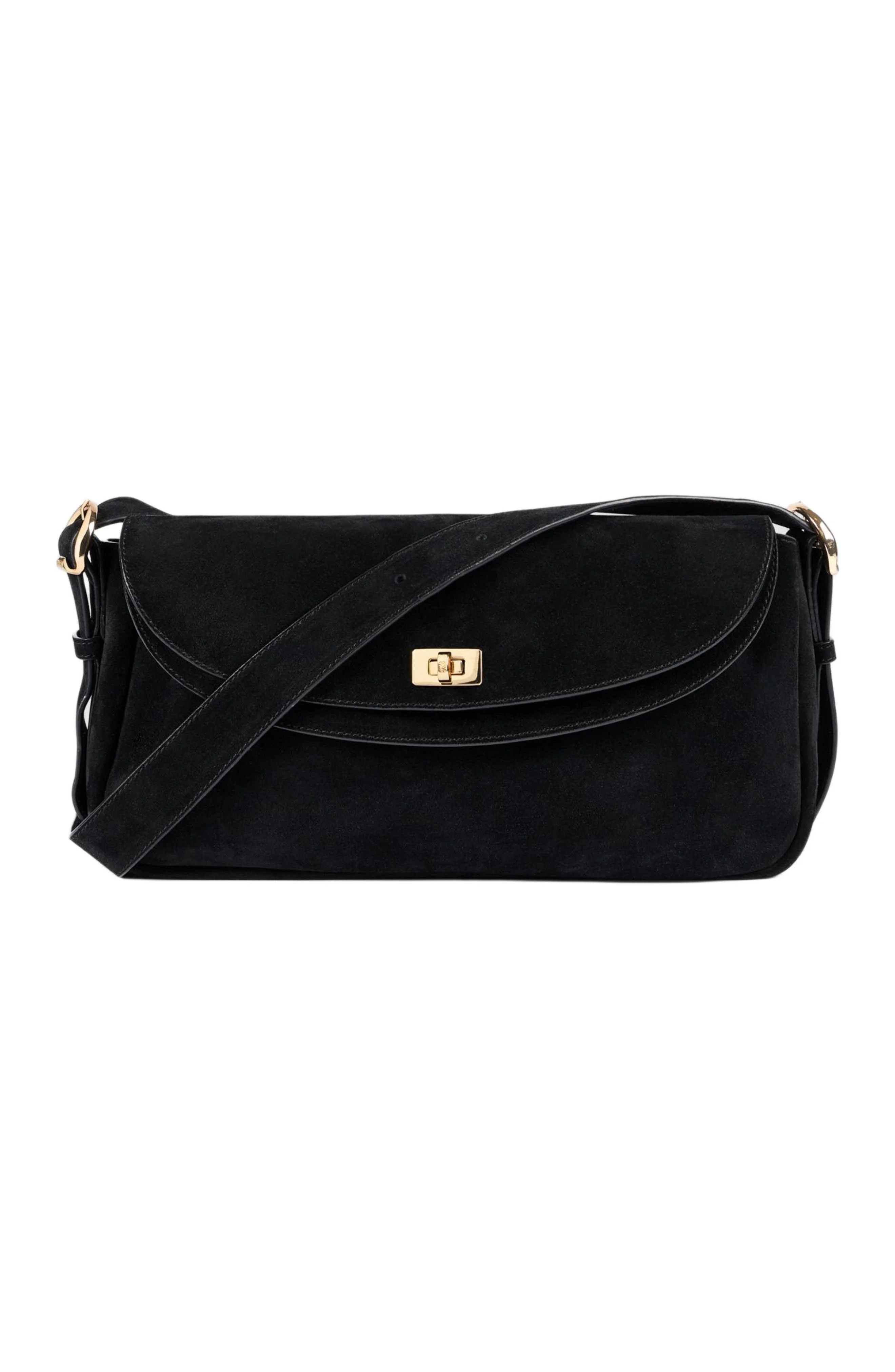 SANDRO LE MAMBO suede bag in Black at Nordstrom - 1