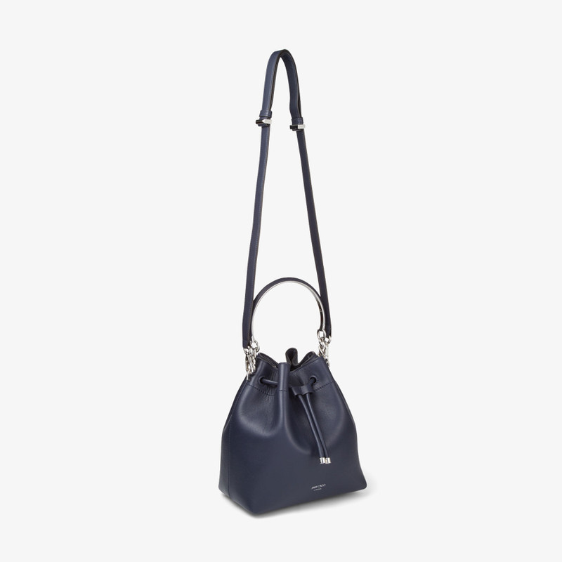 Bon Bon Bucket
Navy Calf Leather Bucket Bag 6