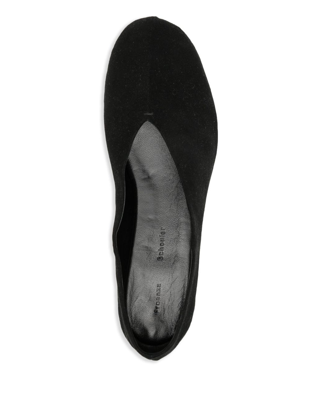 suede ballerina shoes - 4