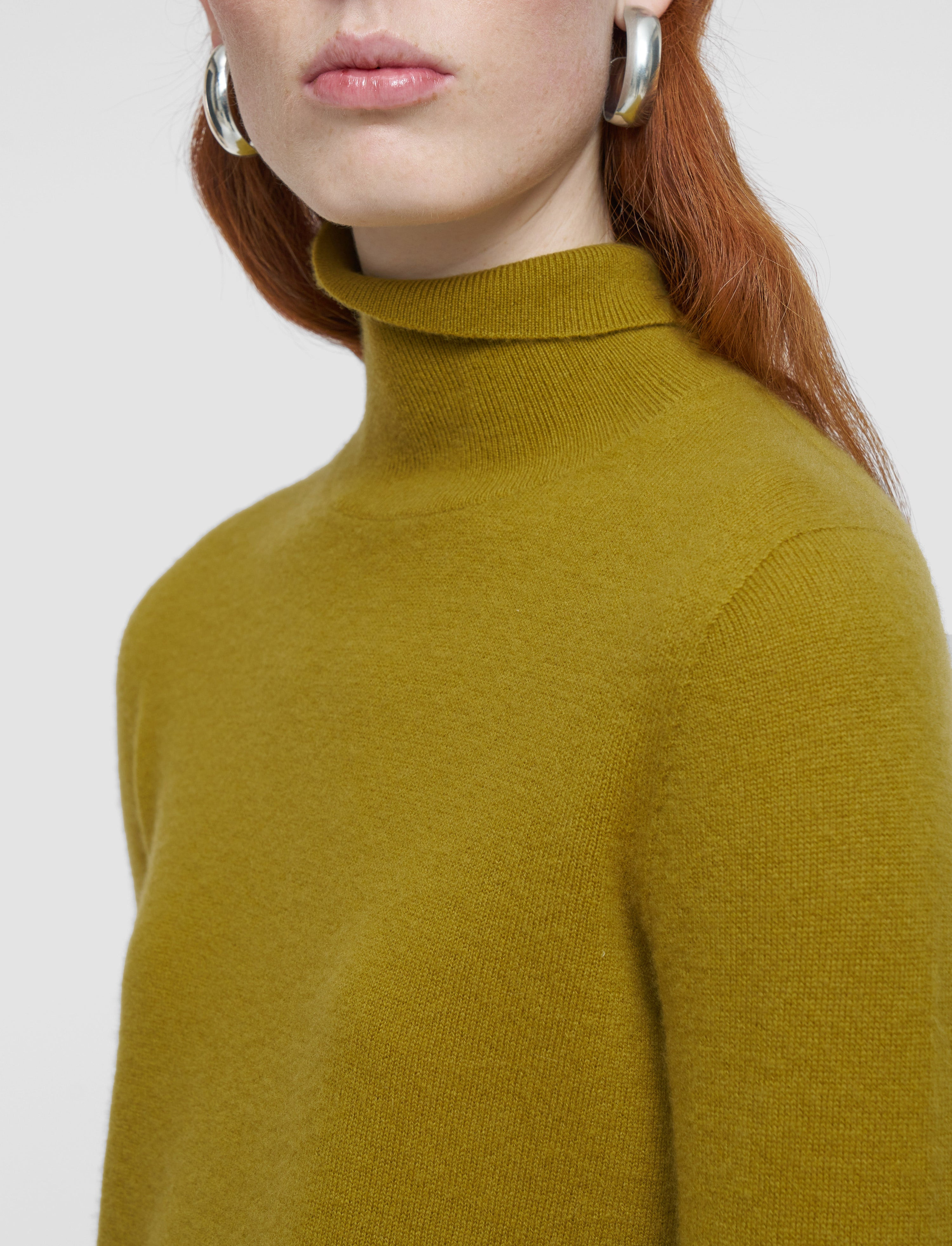 Light Pure Cashmere High Neck Jumper - 5