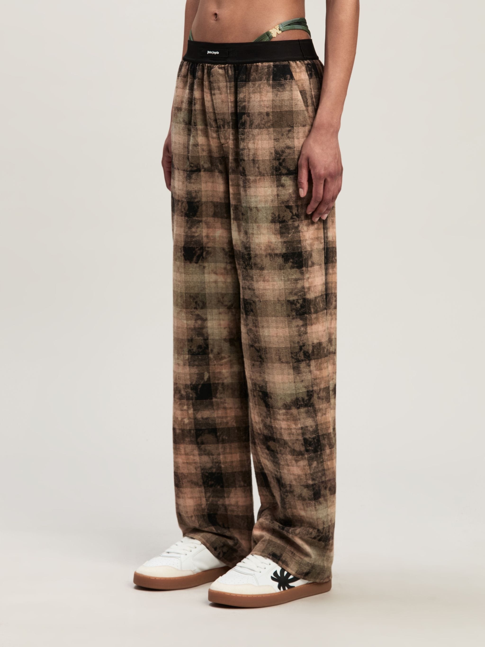 Curved Logo Pajama Pants - 4