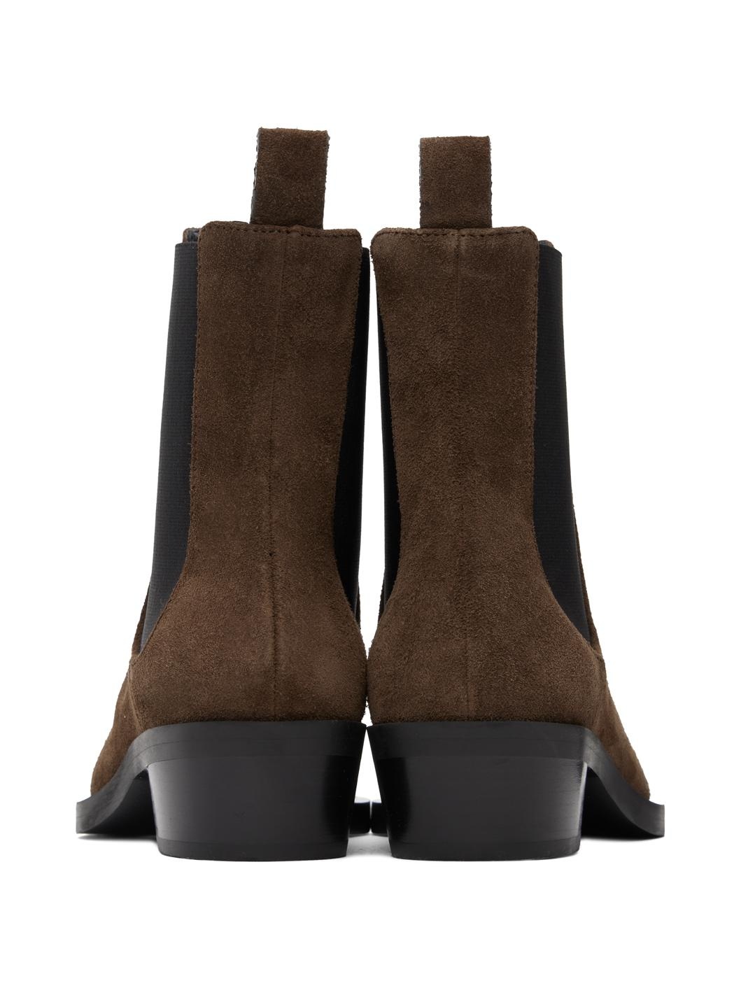 Brown Bronco Chelsea Boots - 2