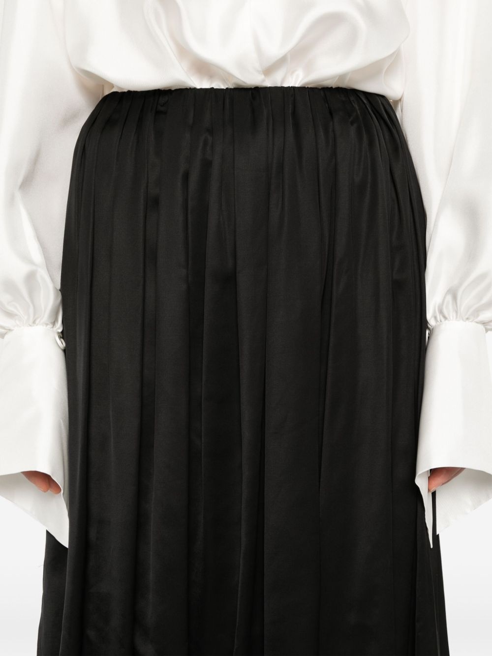 pleat-detailing mini dress - 5