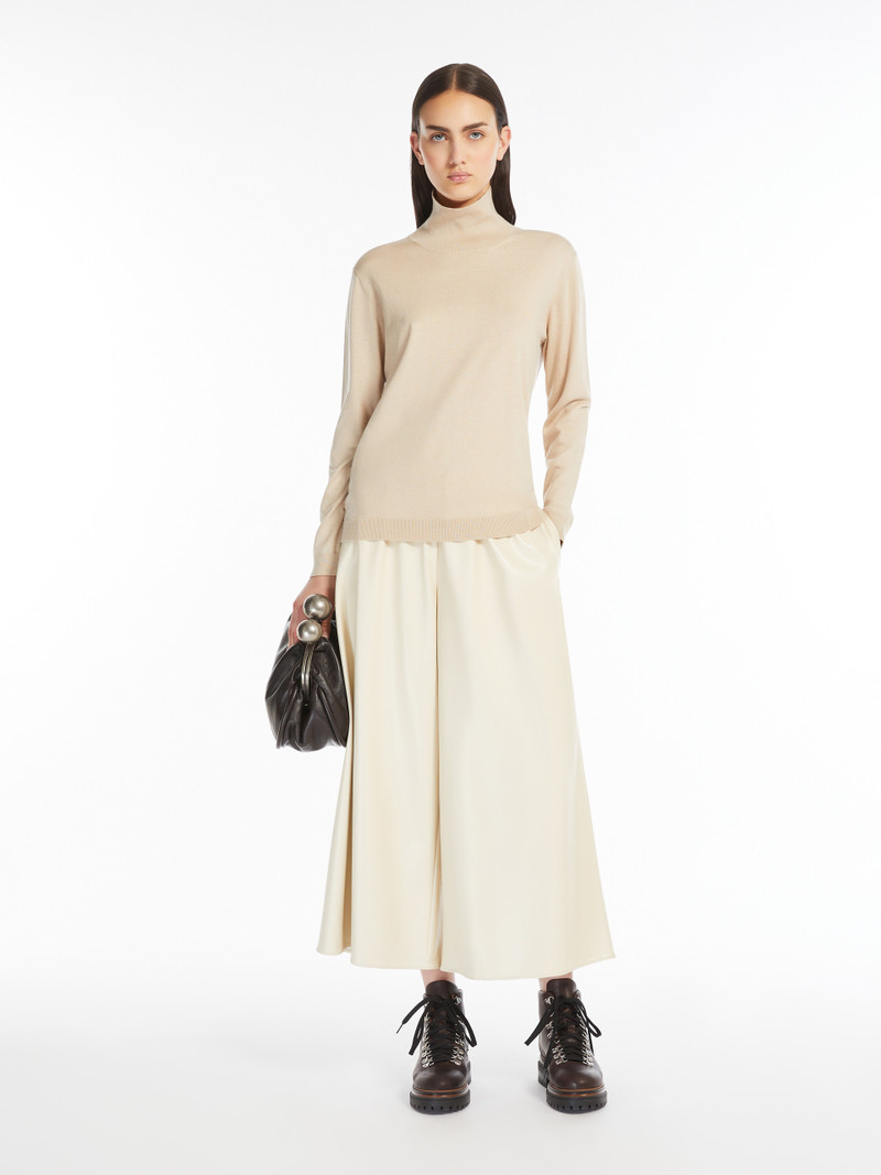 WEEKEND Max Mara KIKU Silk and wool polo-neck sweater outlook