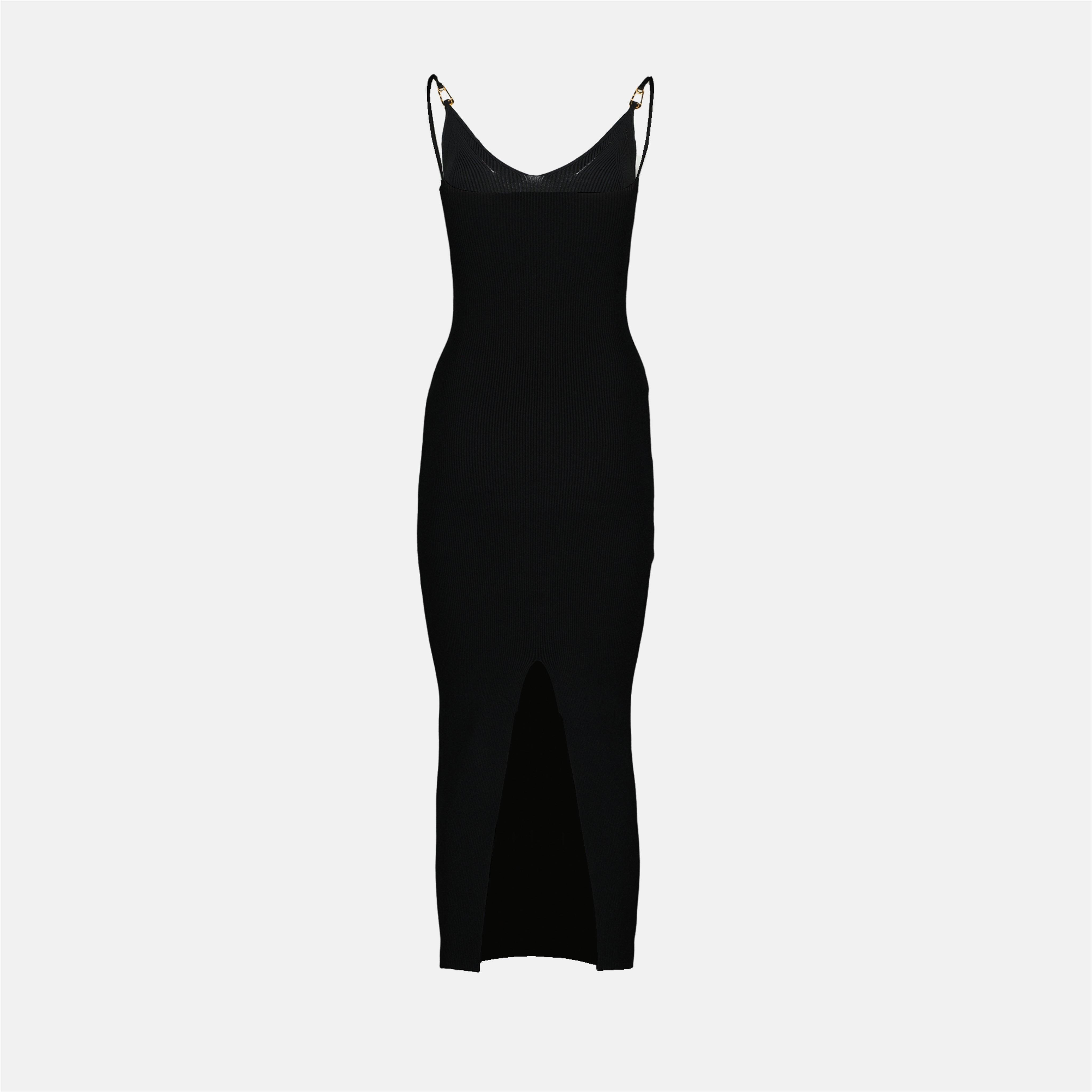 Robe en maille noire - 4