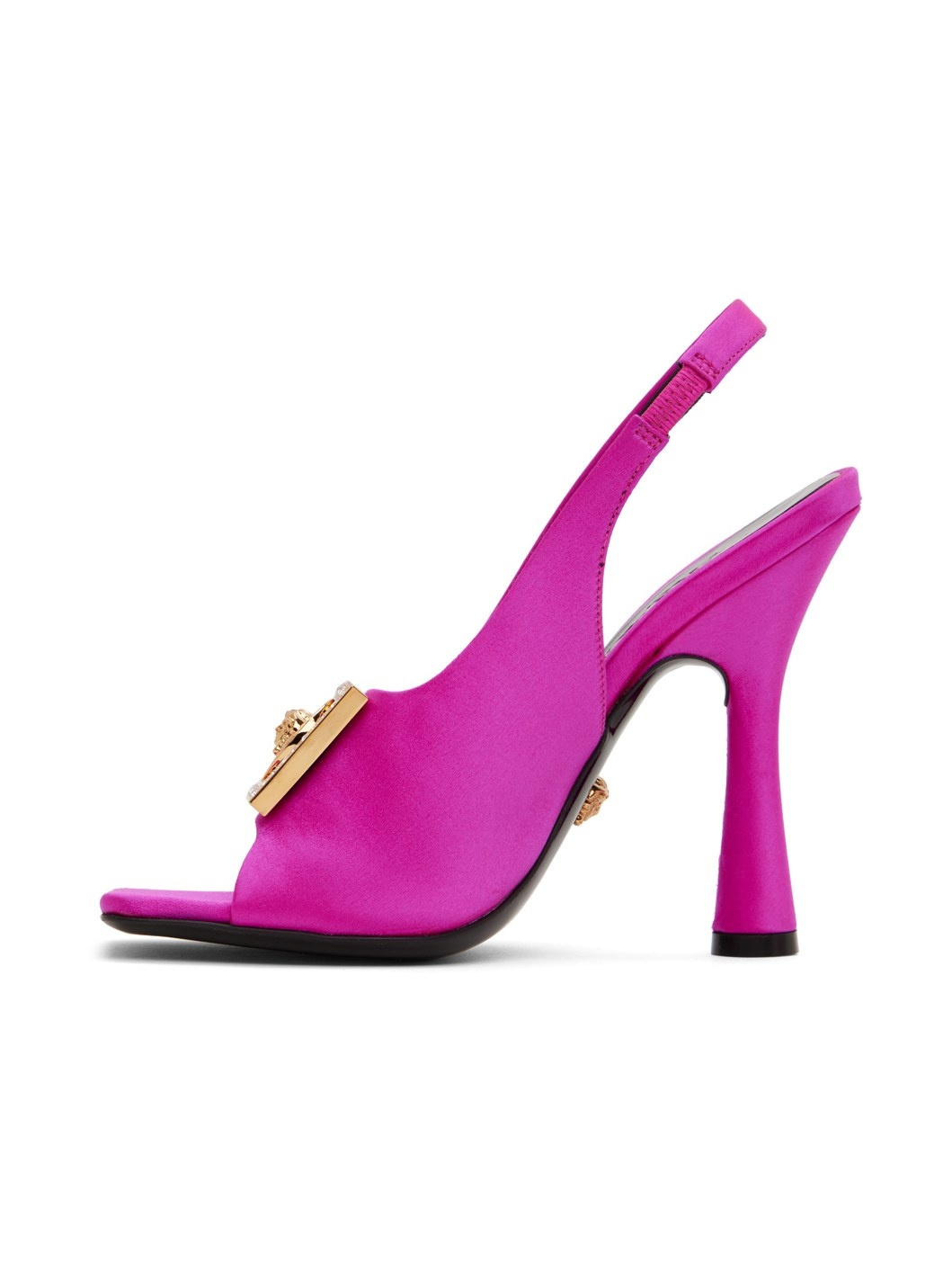 Pink Medusa Biggie Heeled Sandals - 3