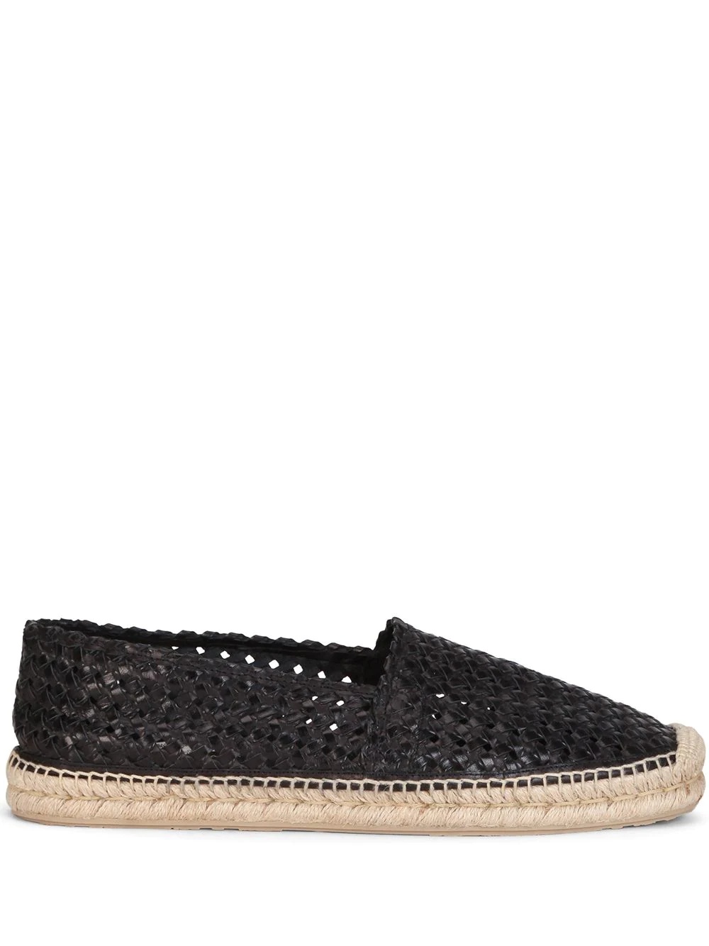 woven raffia sole espadrilles - 1