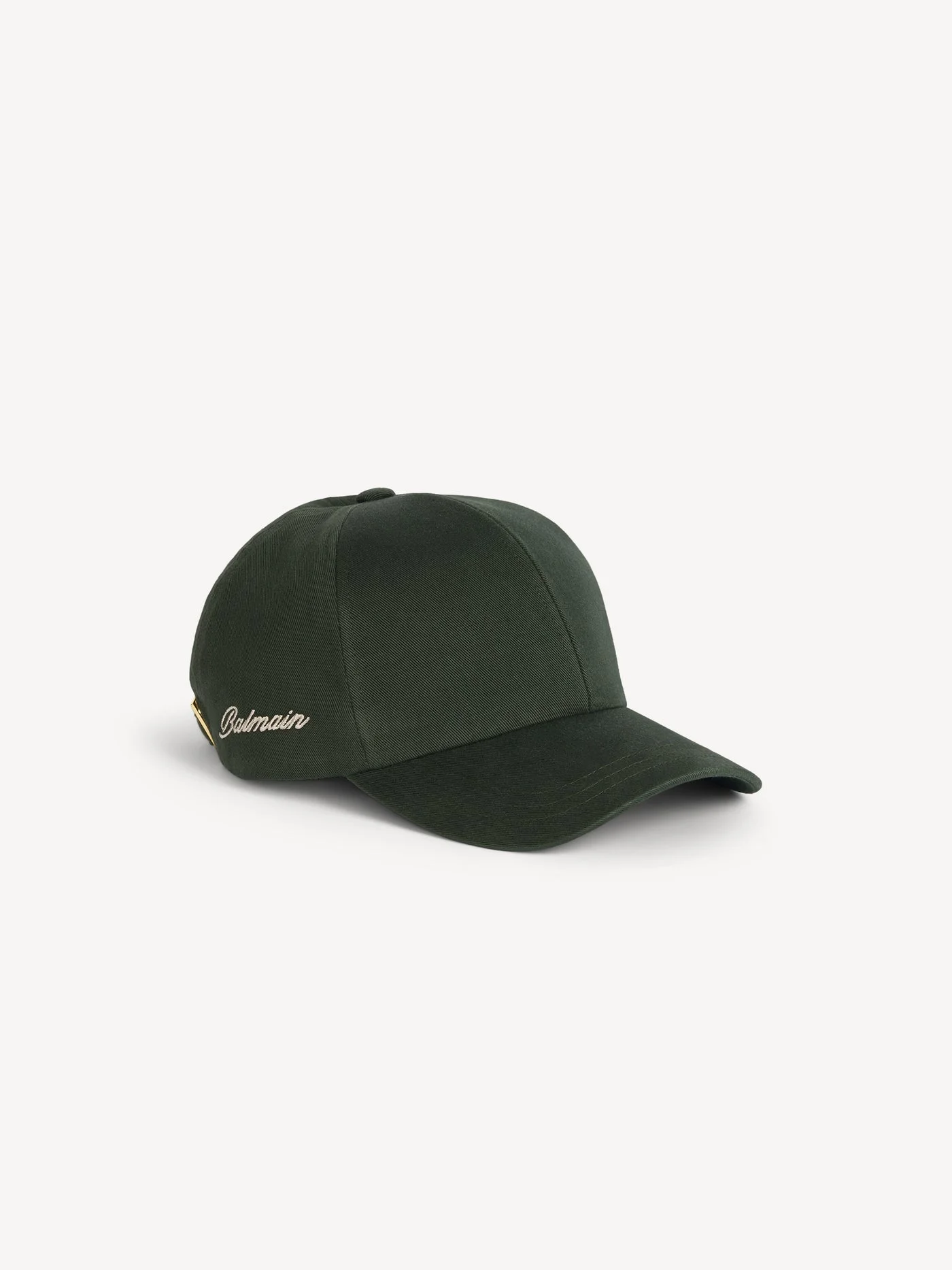 Balmain washed cotton cap - 1