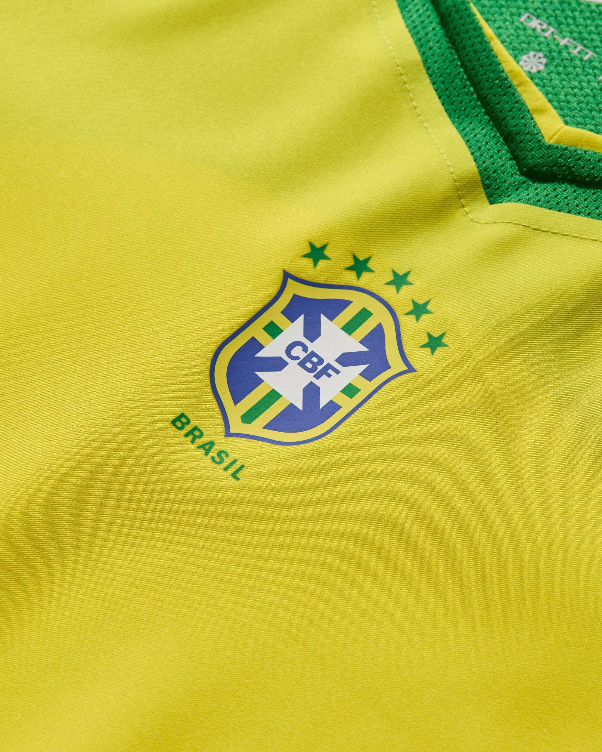 Men's Brazil 2004 Total 90 Reissue Jersey Opti Yellow / Apple Green - 4