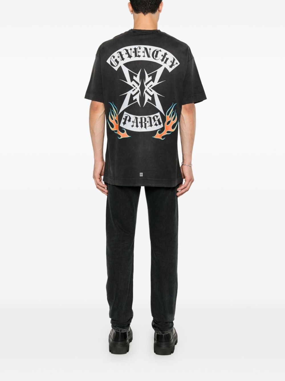 logo-print cotton T-Shirt - 2