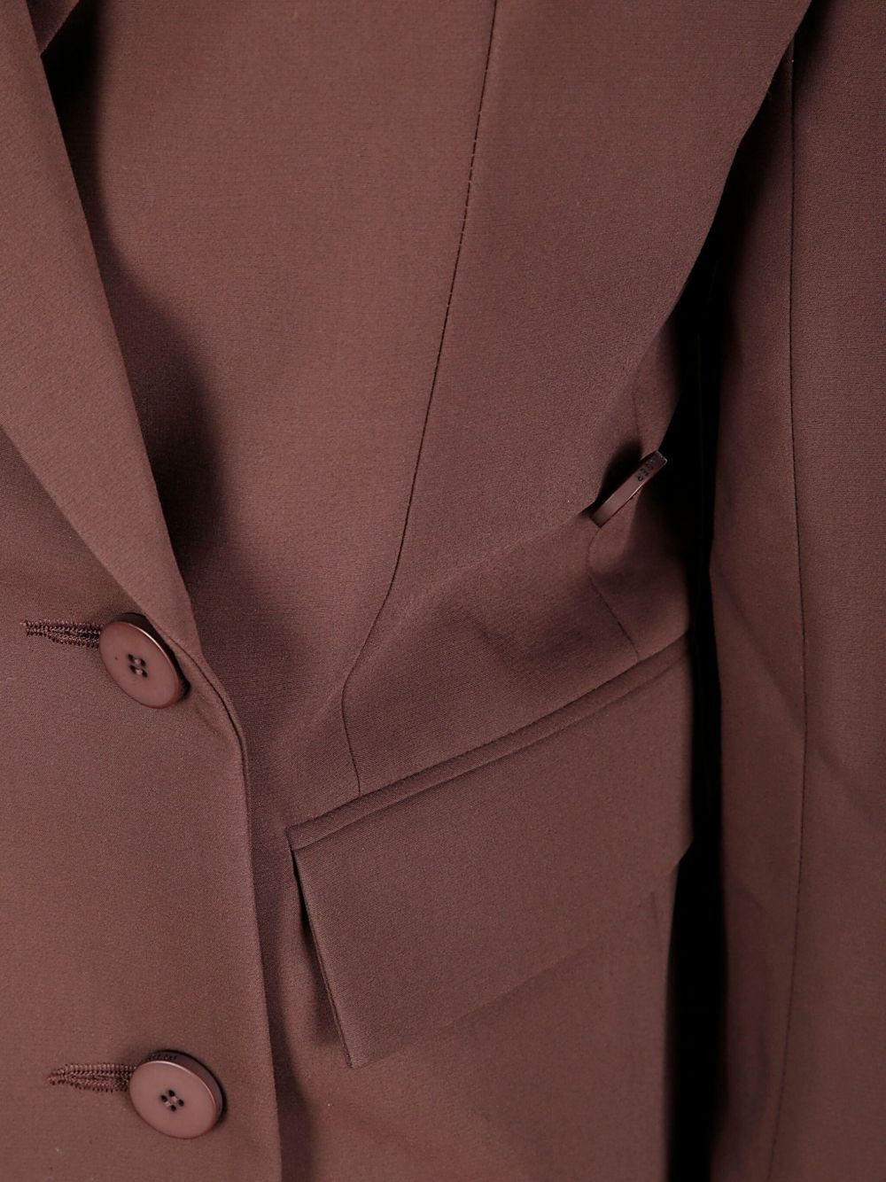 split-detail buttoned blazer - 3