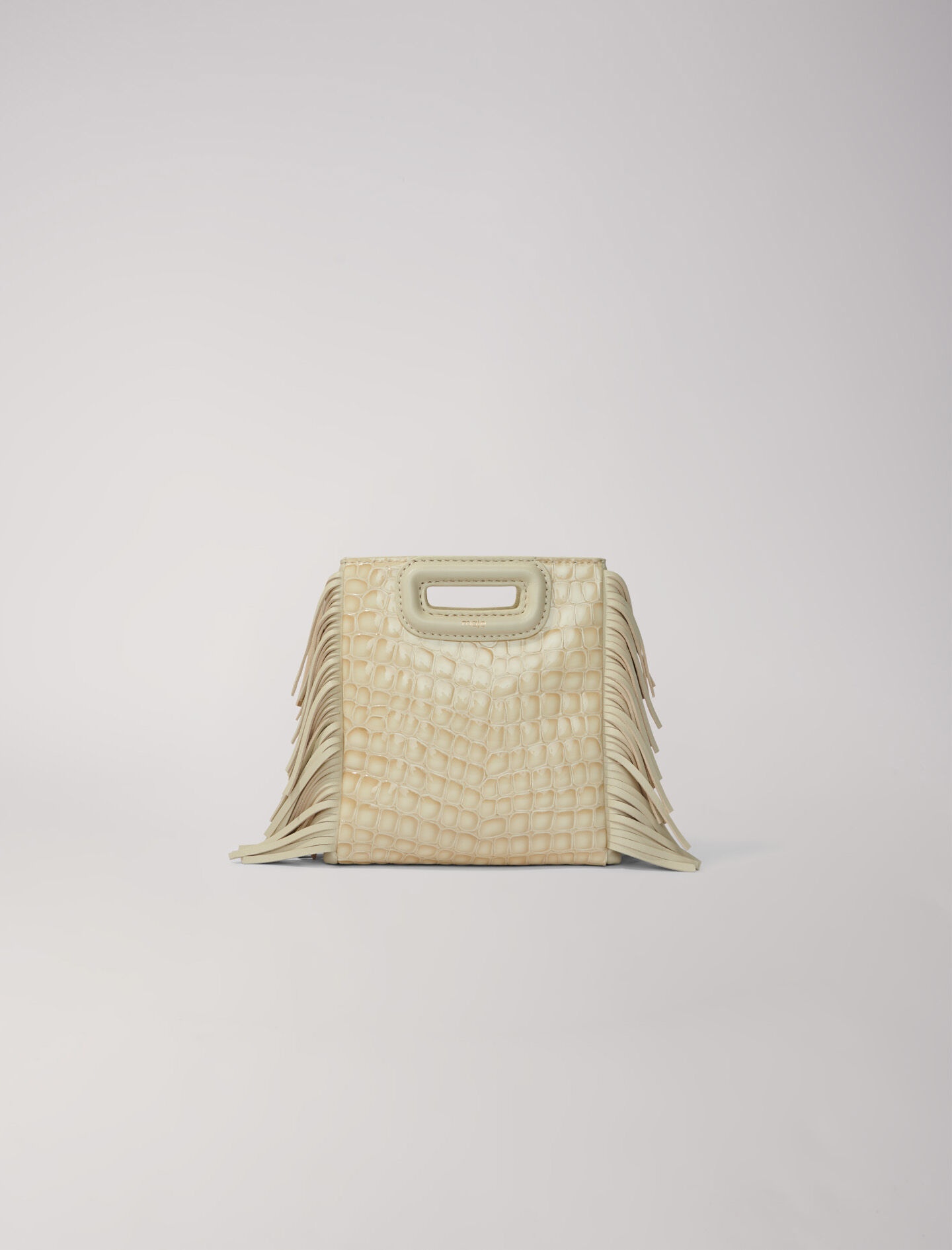 Mock croc leather mini M bag - 1