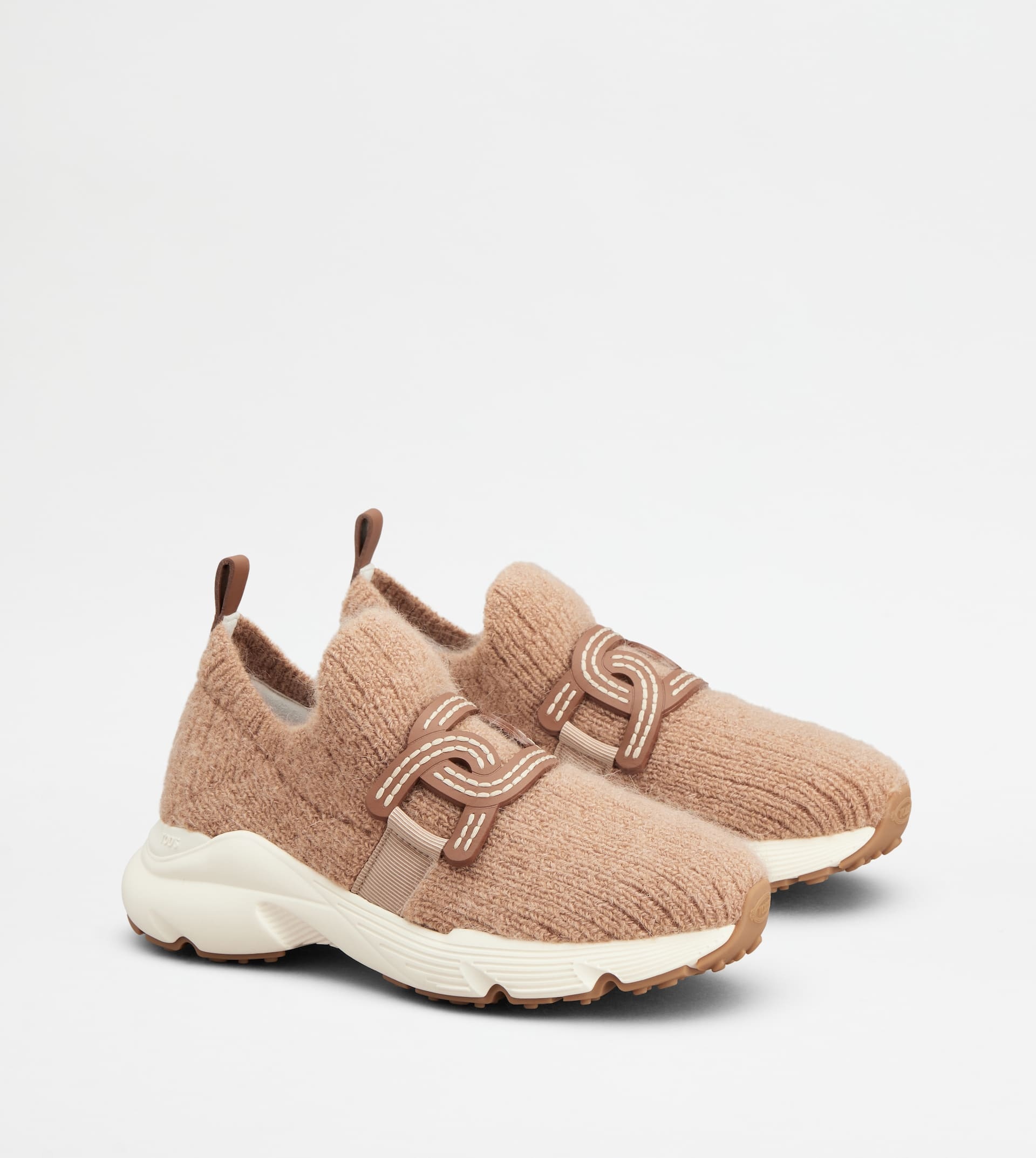 KATE SLIP-ON SNEAKERS IN FABRIC - PINK - 4