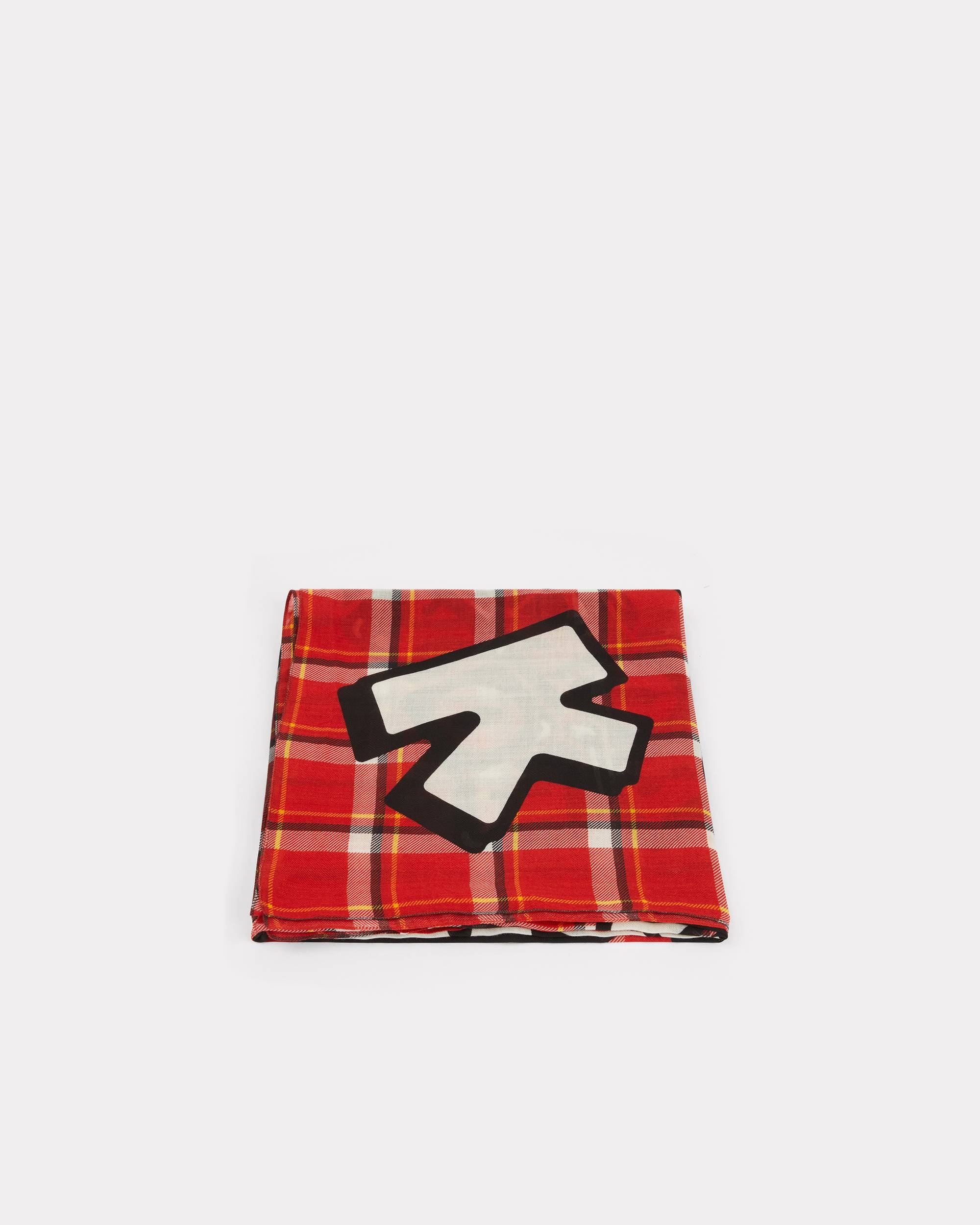 Large 'BOKE Boy' wool scarf - 2