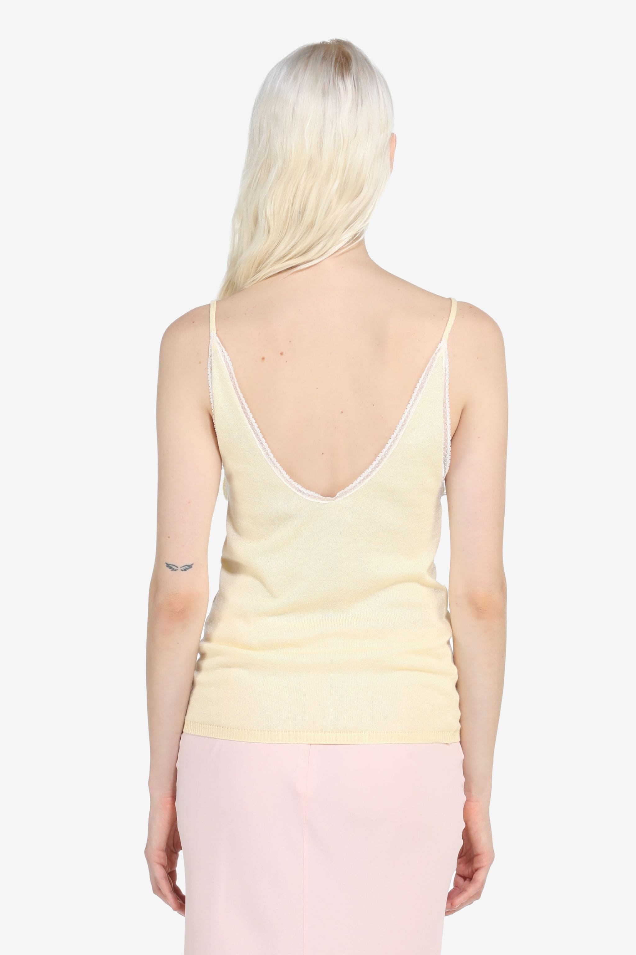 LACE-TRIM TANK TOP - 2