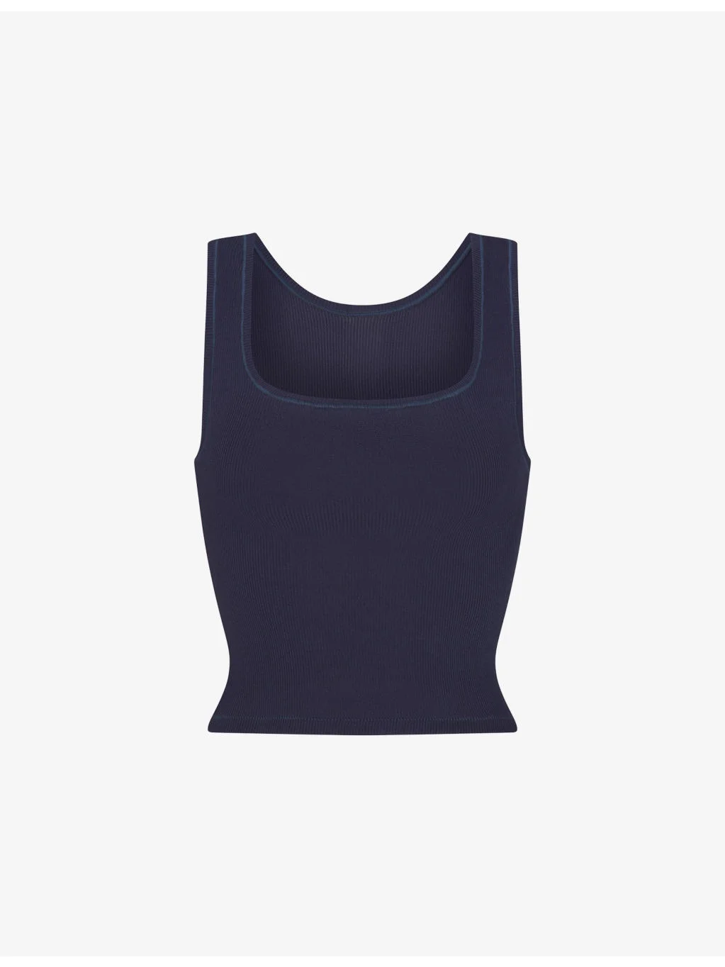 Ribbed Scoop-Neck Cotton-Jersey Tank Top - 1